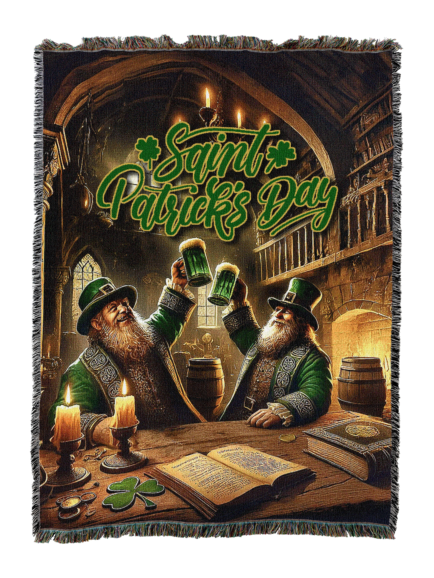 St Patrick's Day Cheers Blanket