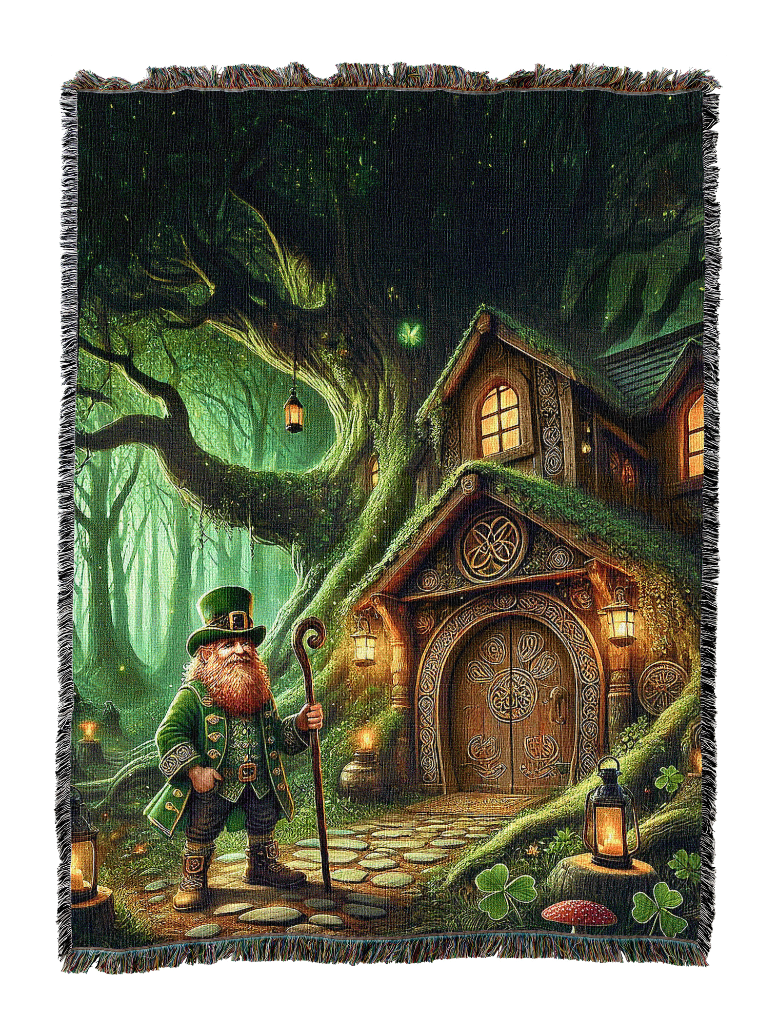 Leprechauns Home Blanket