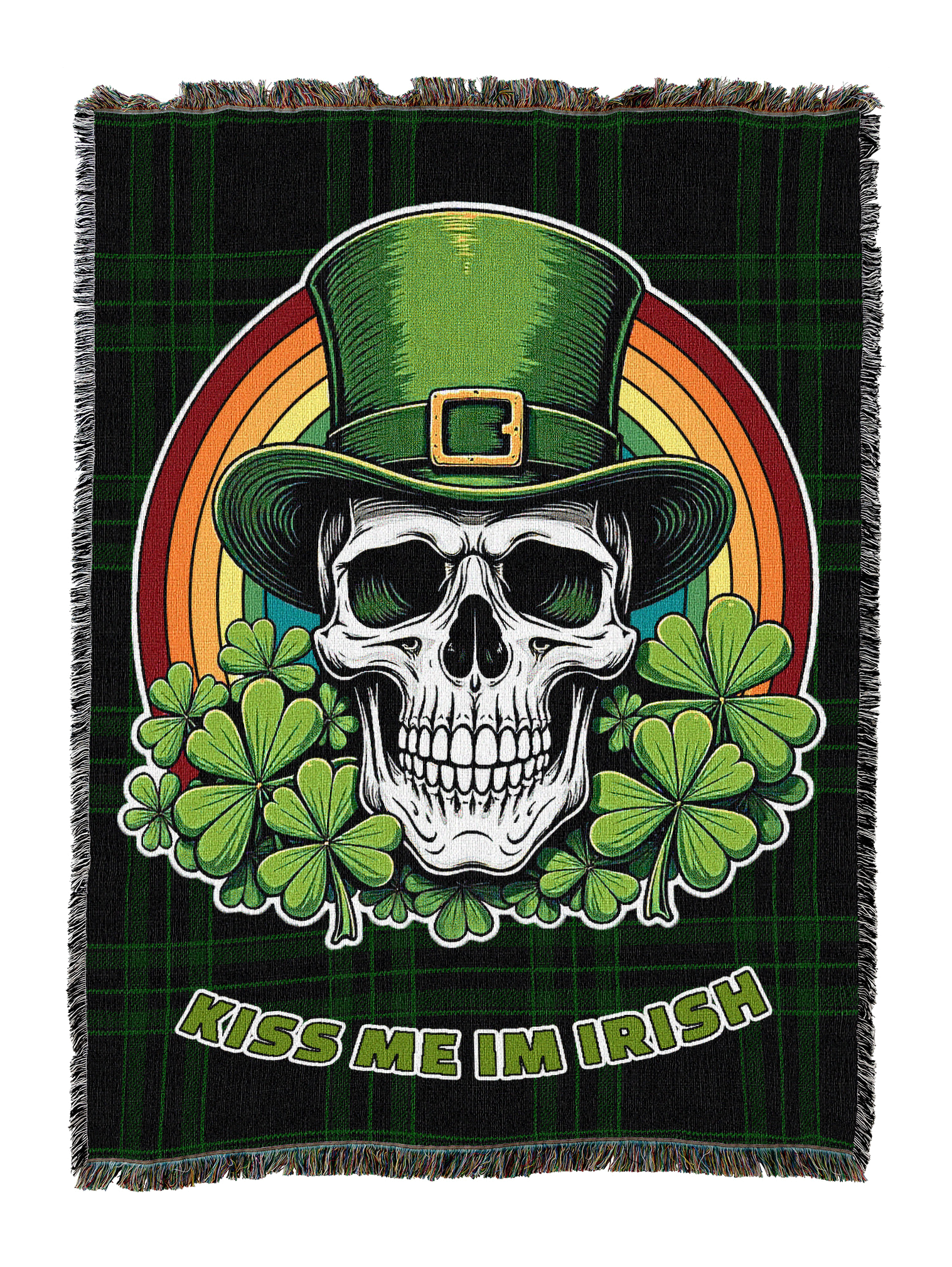 St Pats Skull Blanket