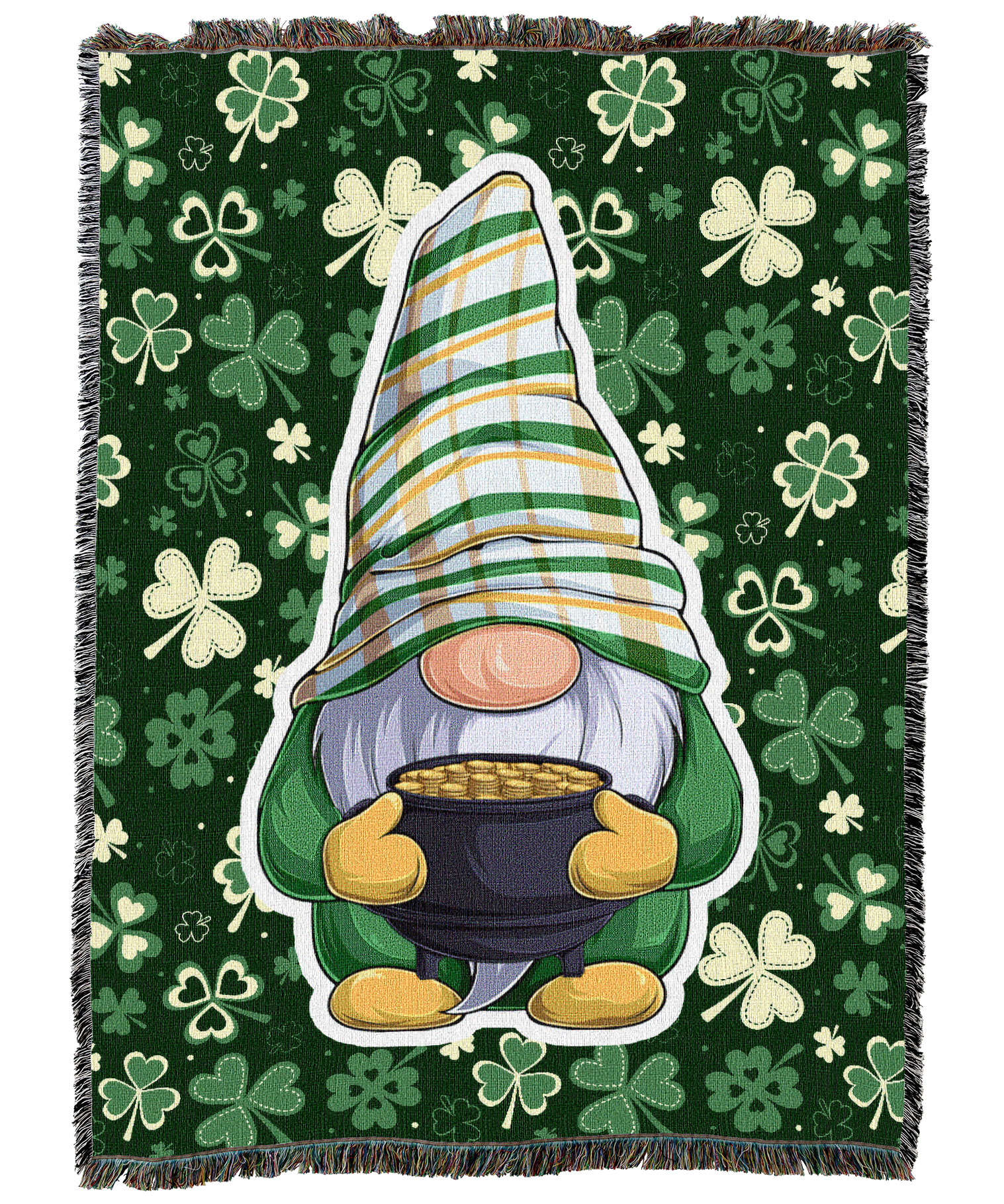 St Patrick's Gnome Blanket