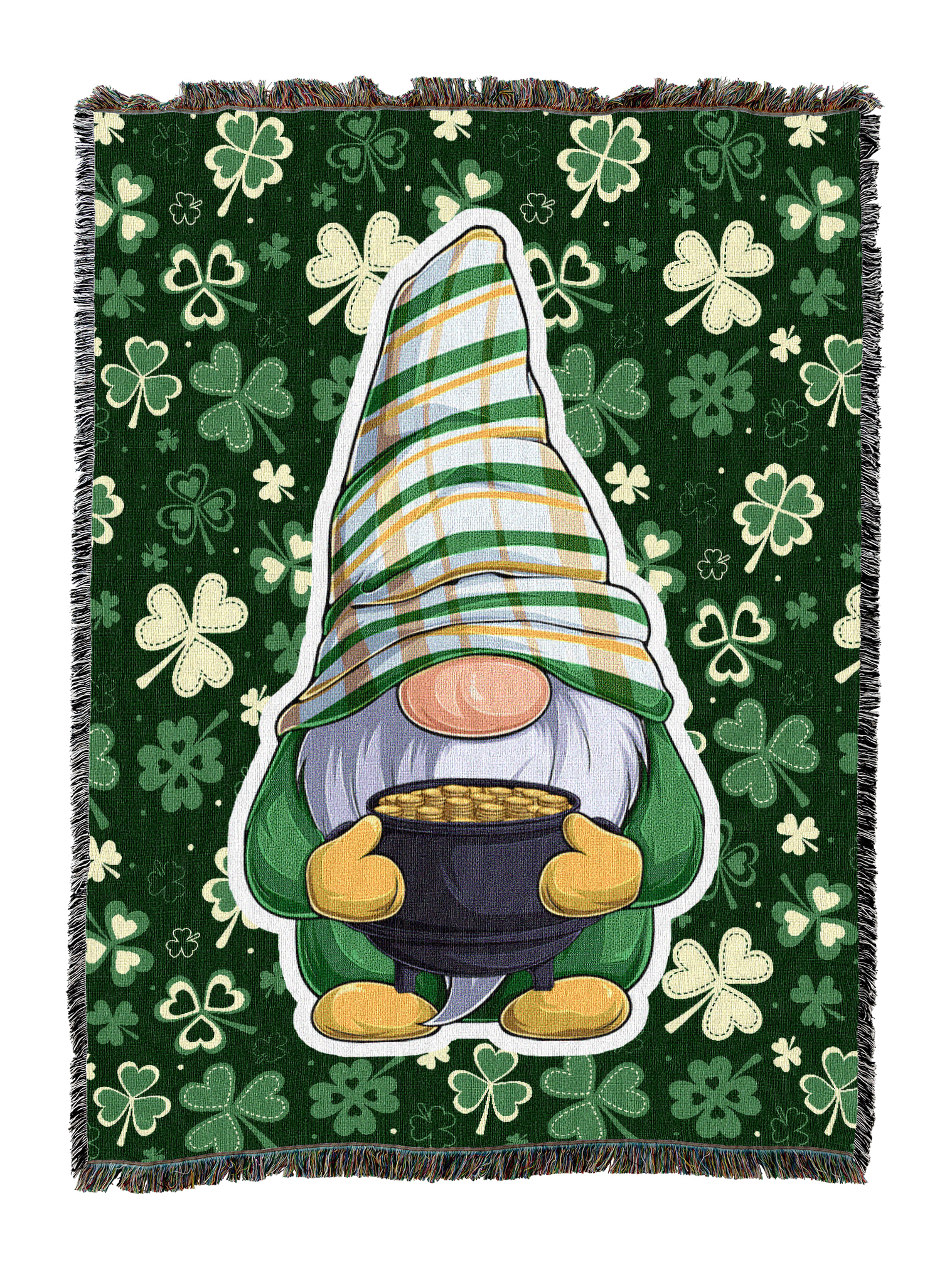 St Patrick's Gnome Blanket