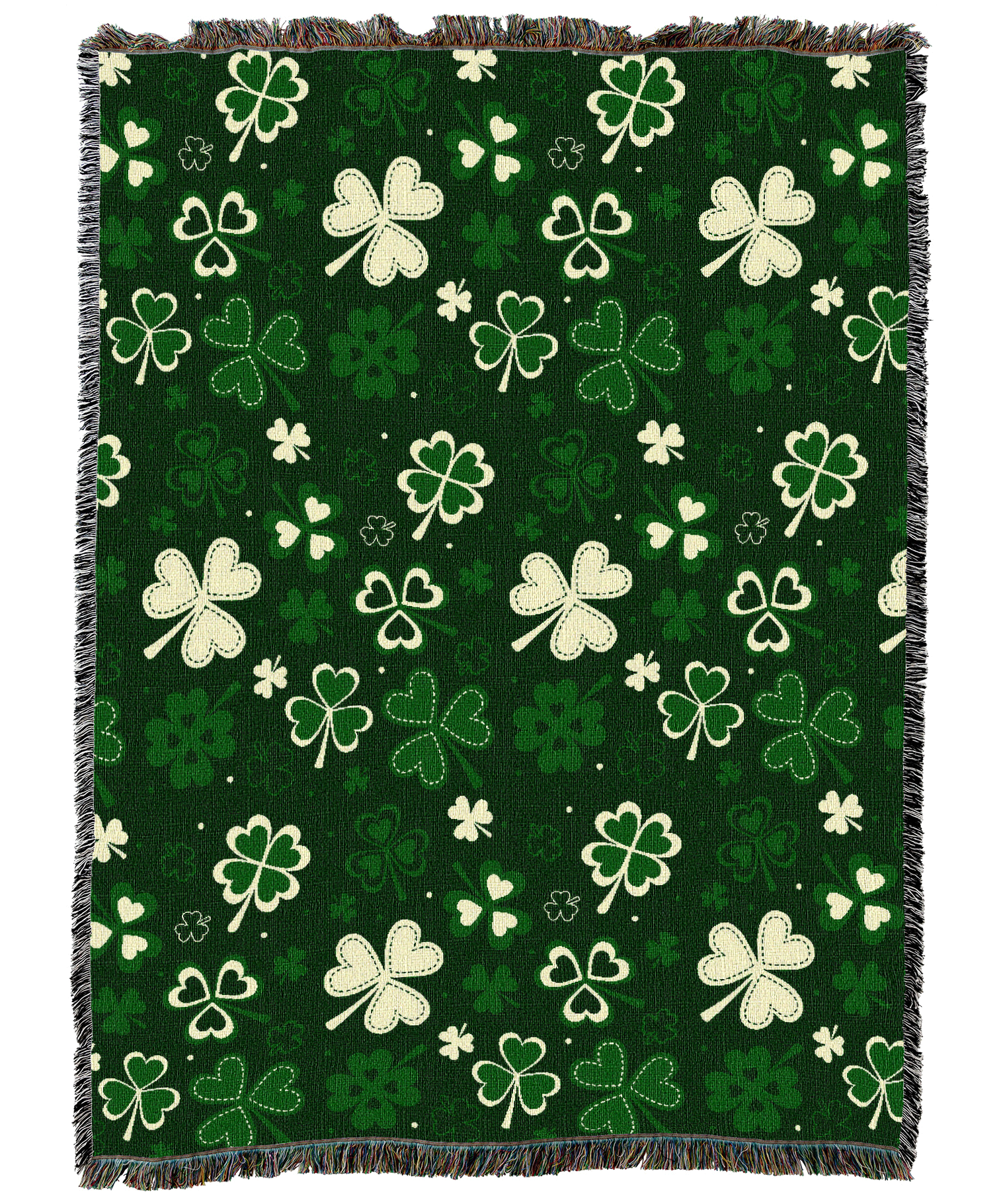 Clover Repeating Pattern Blanket