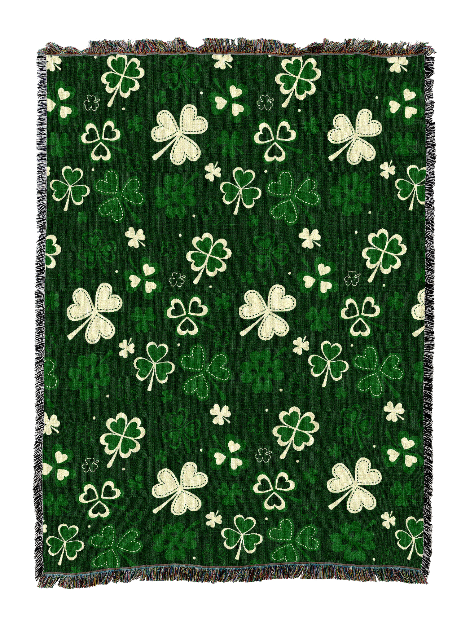 Clover Repeating Pattern Blanket