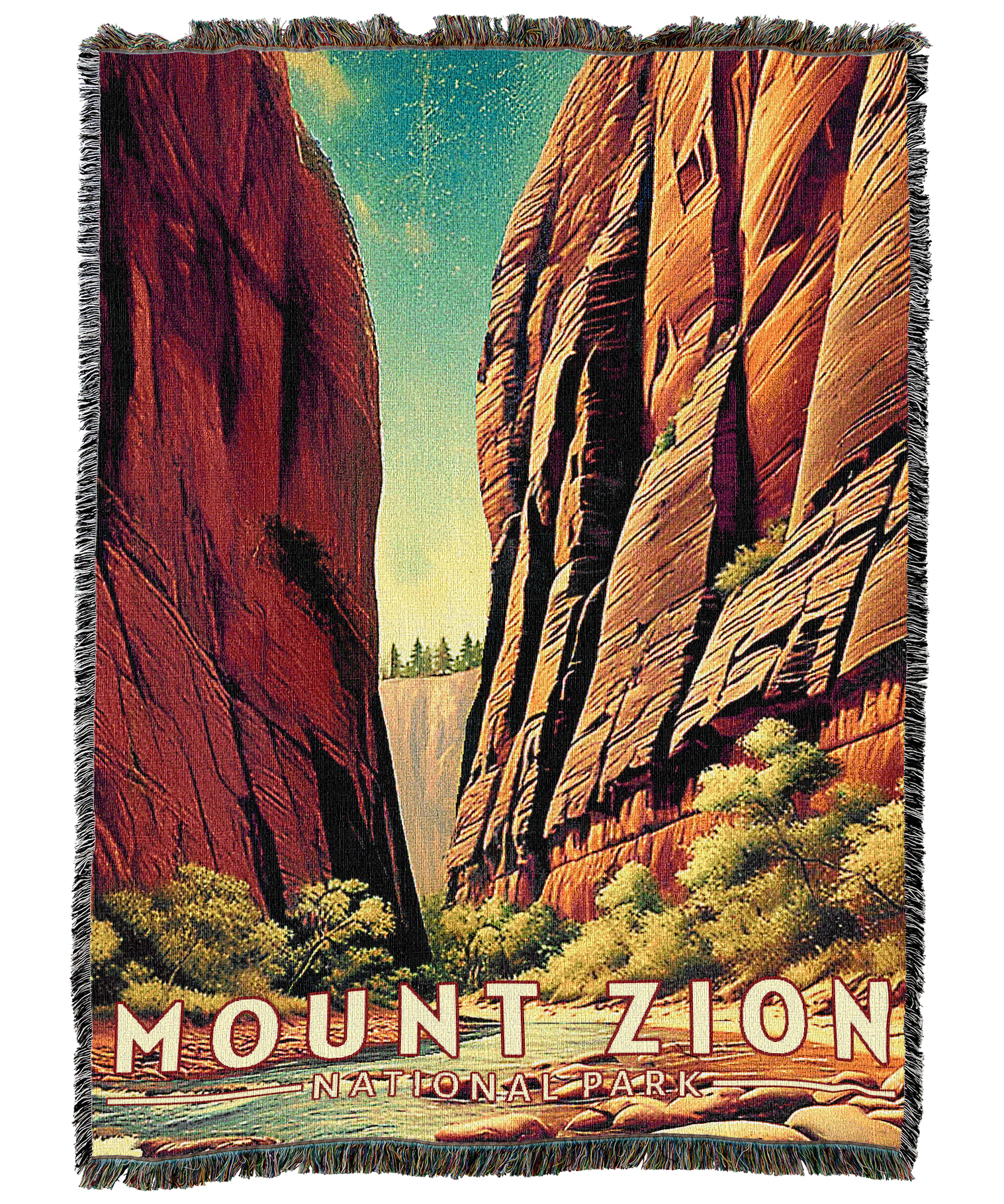 Zion National Park Blanket