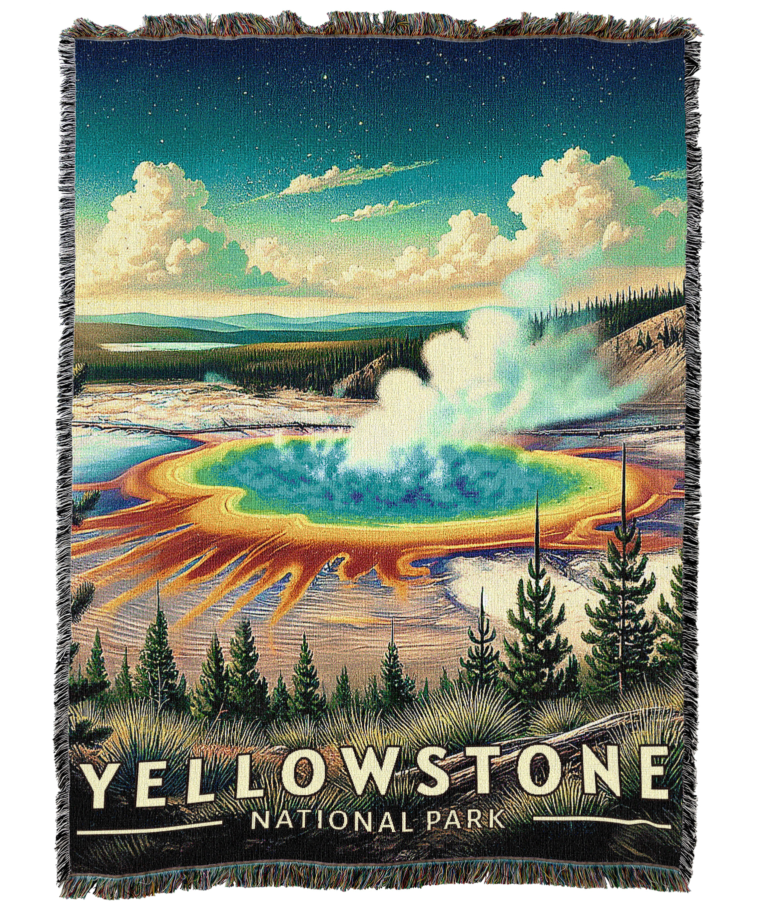 Yellowstone National Park Blanket