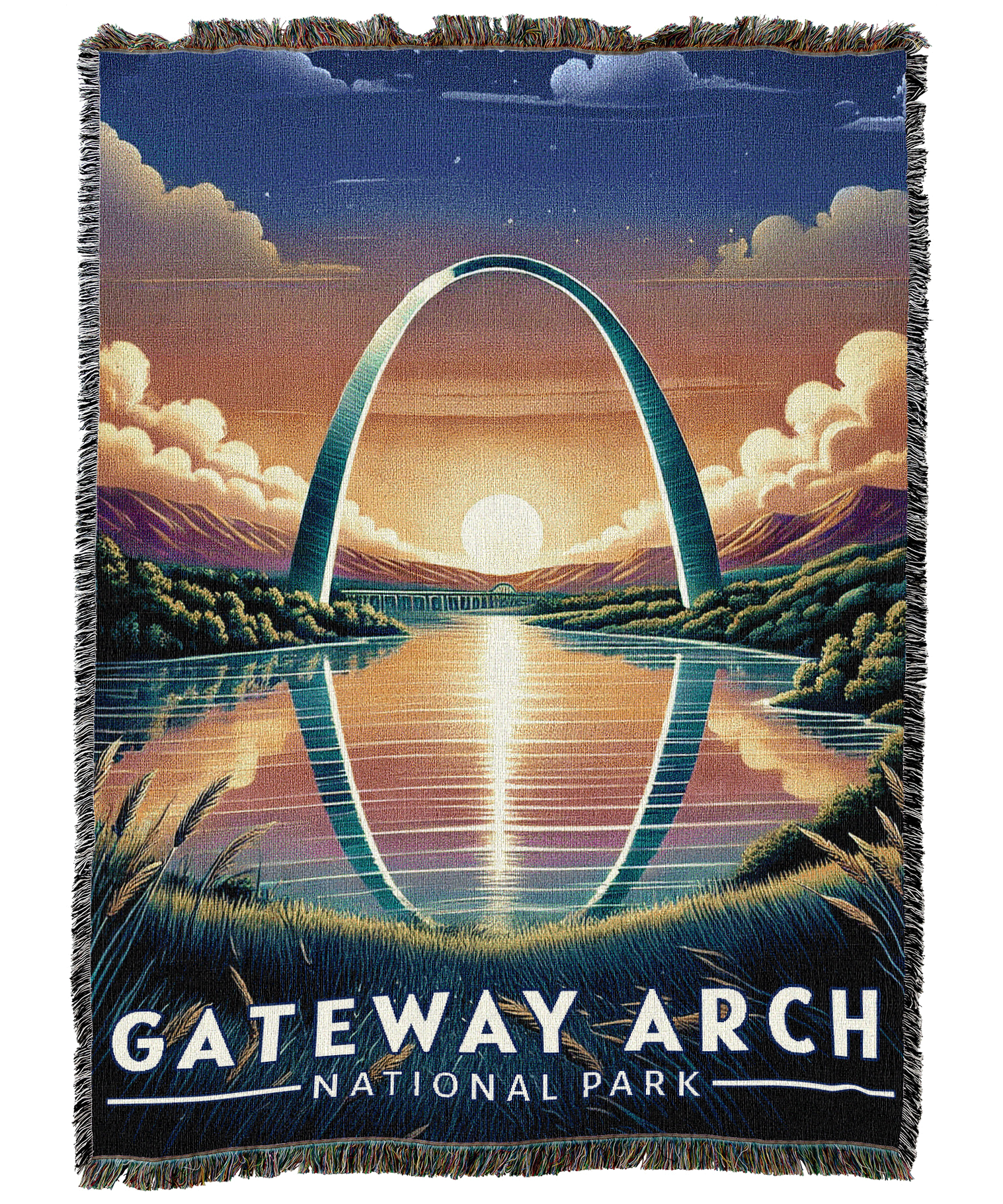 Gateway Arch National Park Blanket
