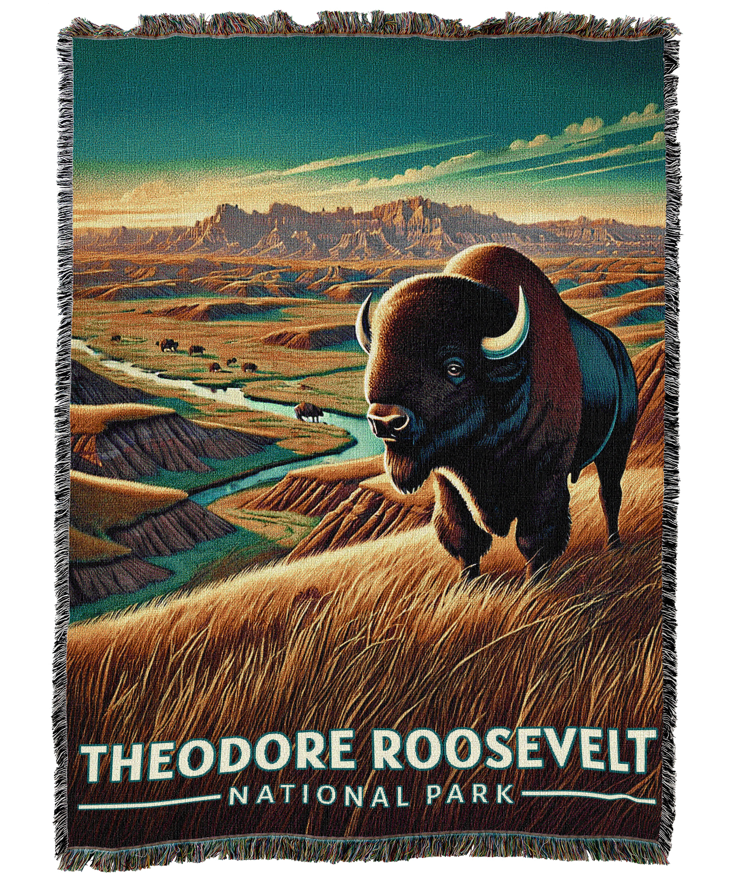 Theodore Roosevelt National Park Blanket