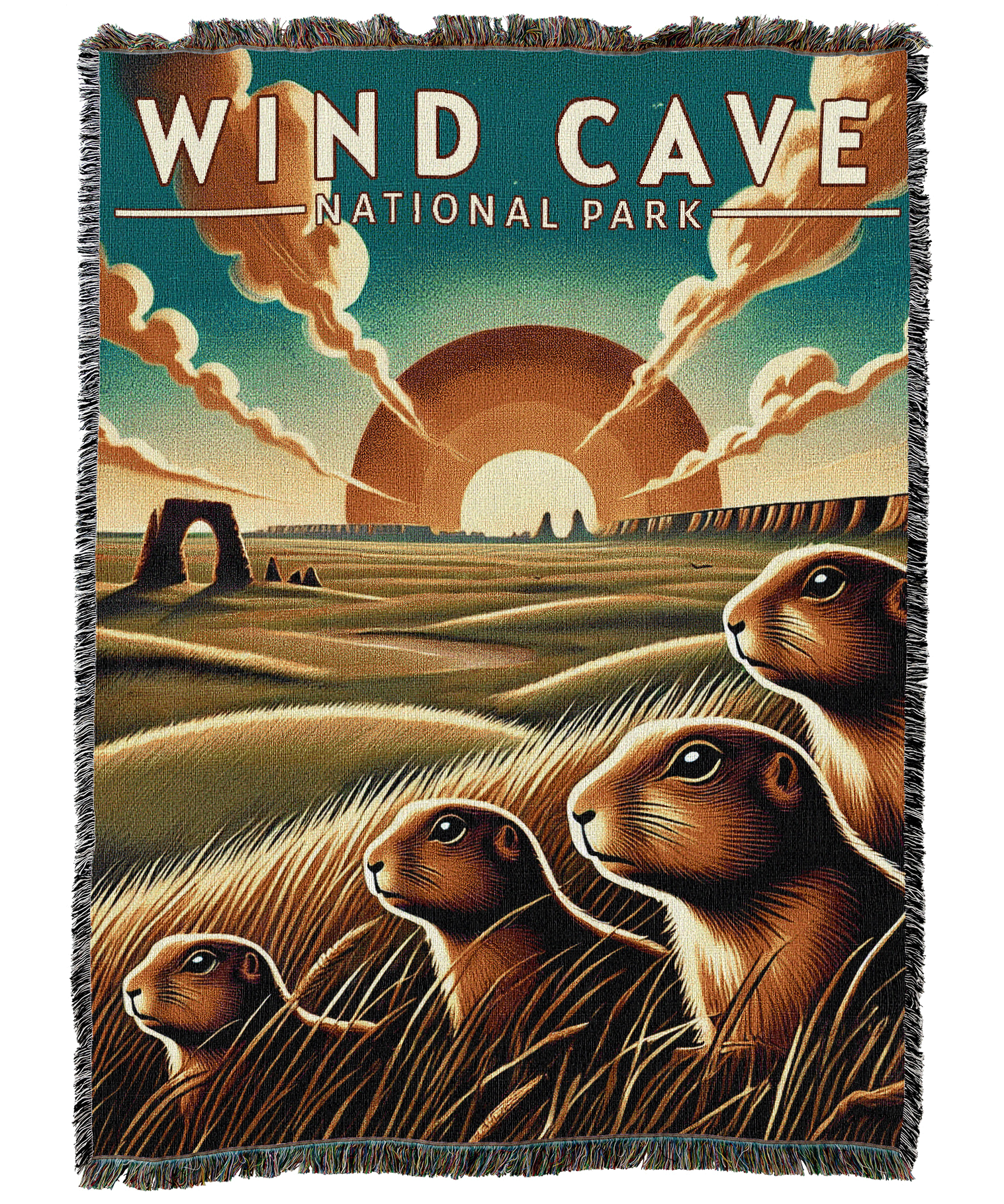 Wind Cave National Park Blanket