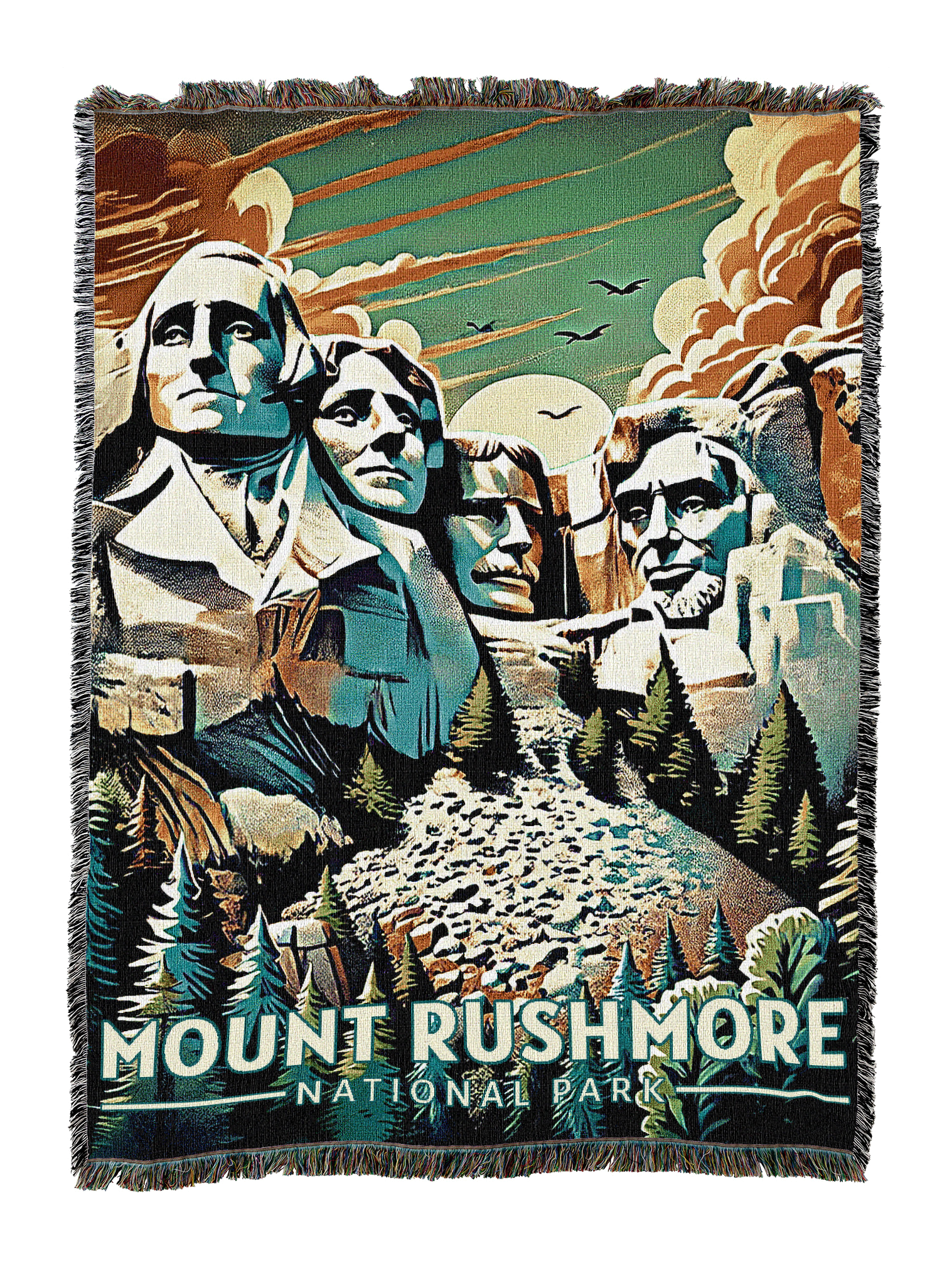 Mt Rushmore National Park Blanket