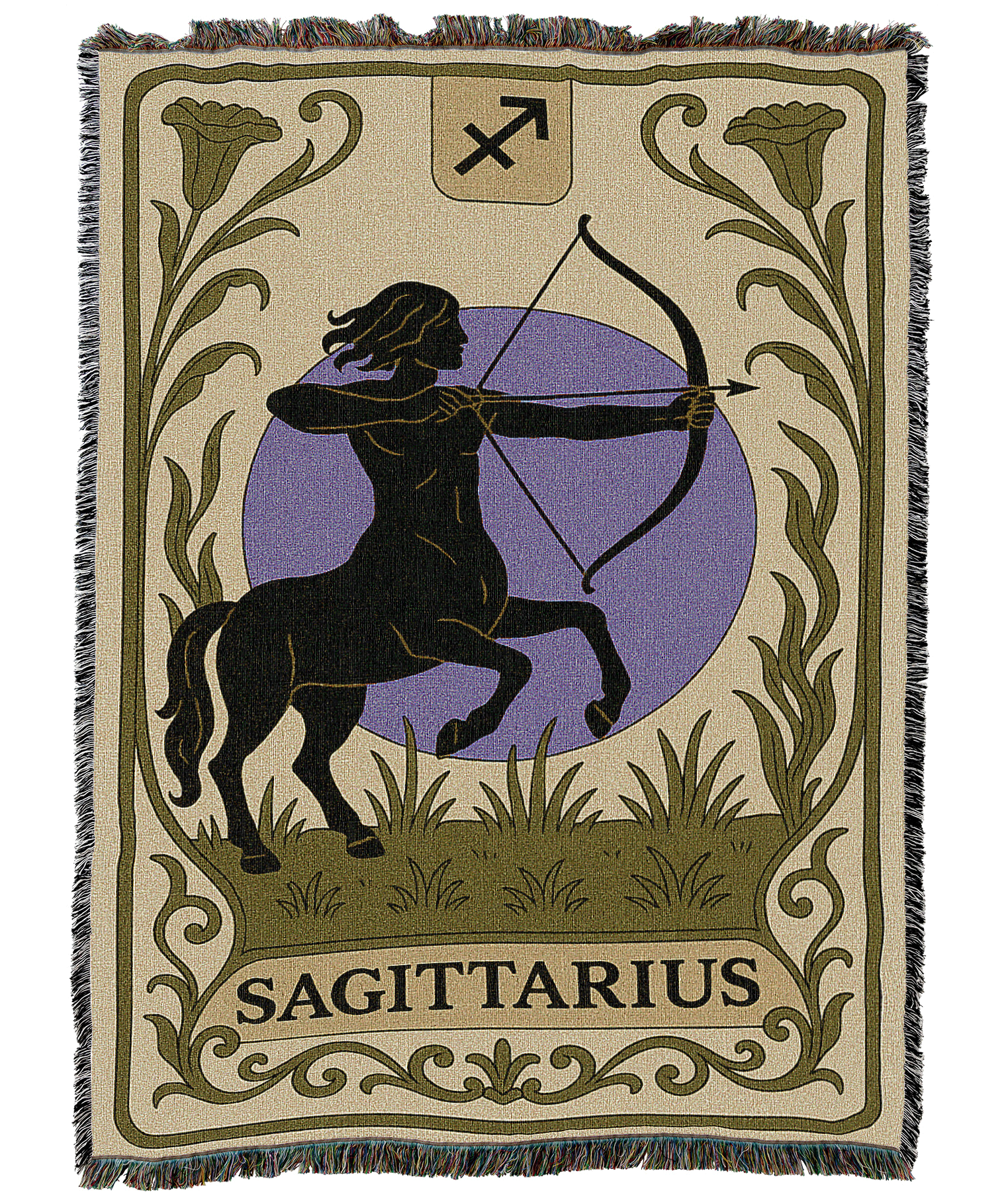 Sagittarius Botanical Blanket
