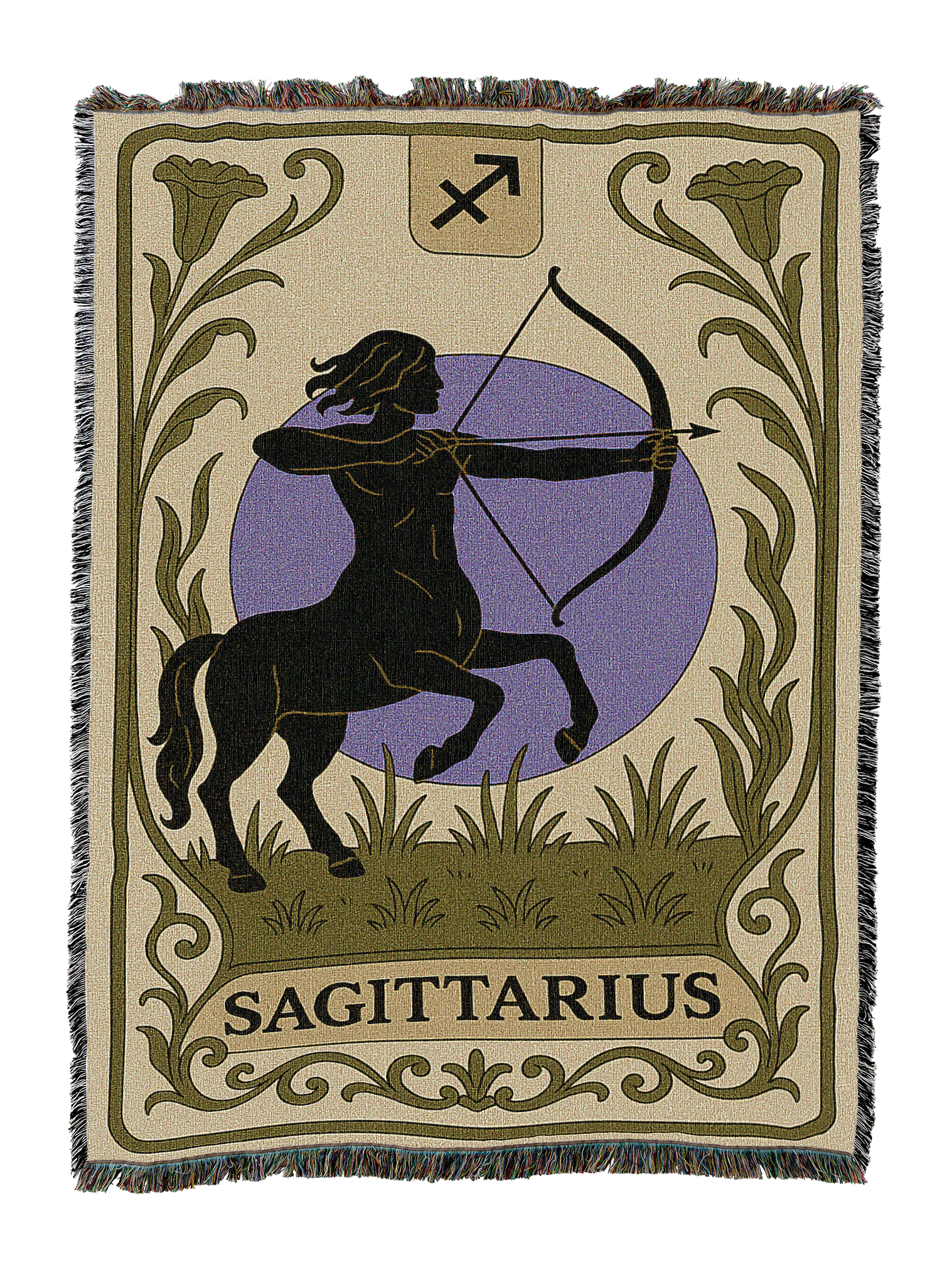 Sagittarius Botanical Blanket