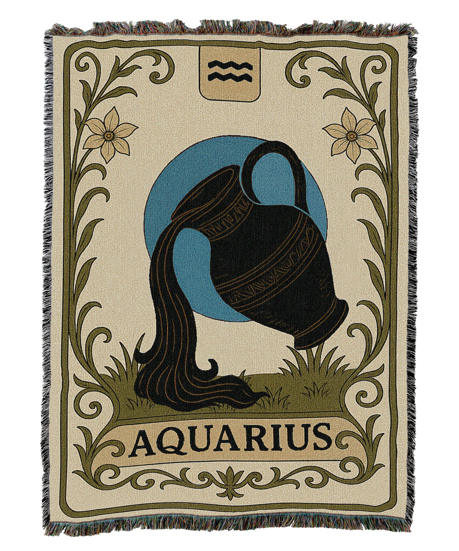 Aquarius Botanical Blanket