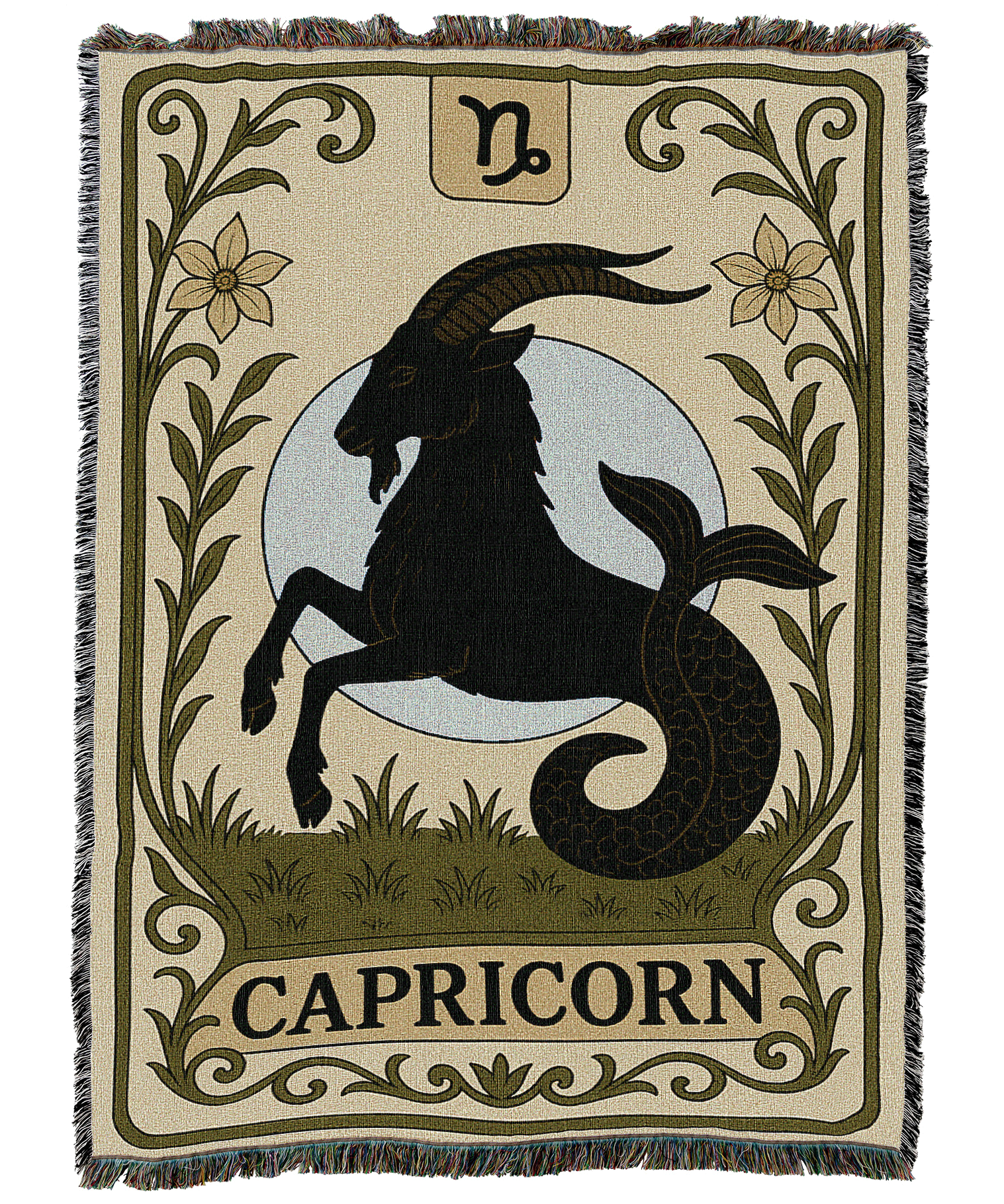 Capricorn Botanical Blanket