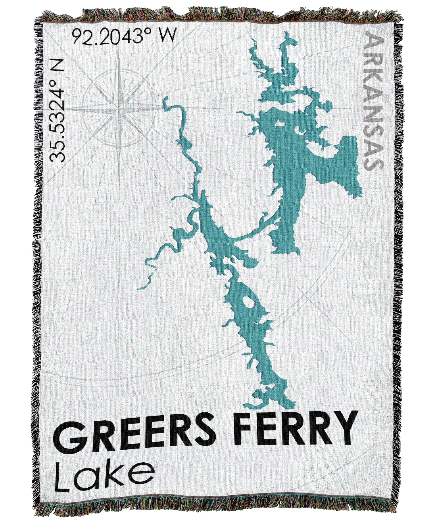 Greers Ferry Lake AR Blanket