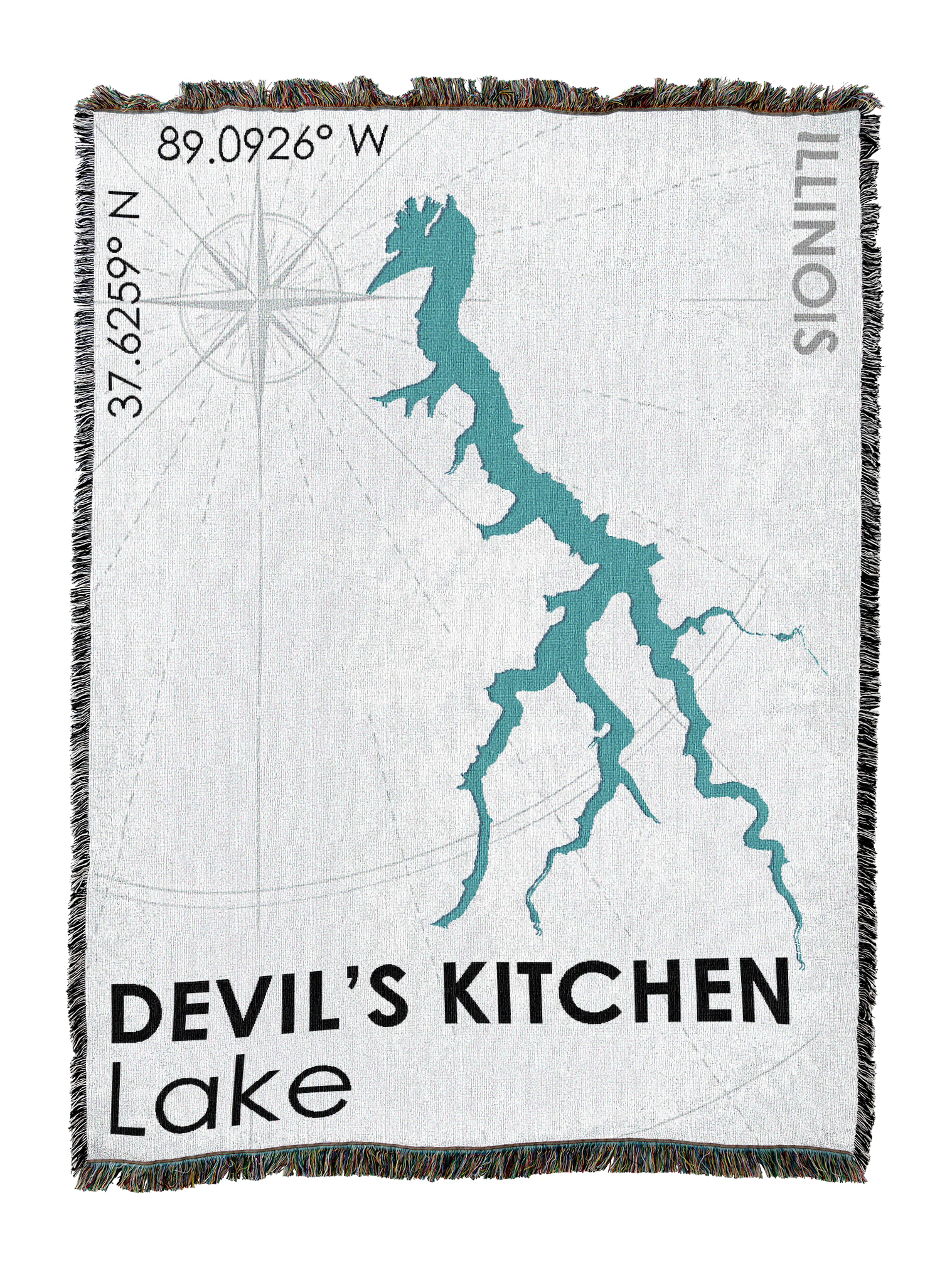 Devils Kitchen Lake Il Blanket