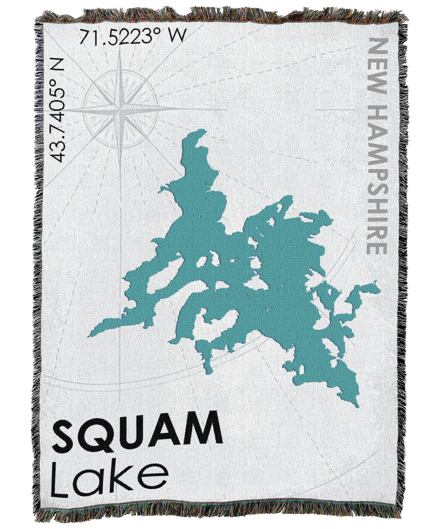 Squam Lake NH Blanket