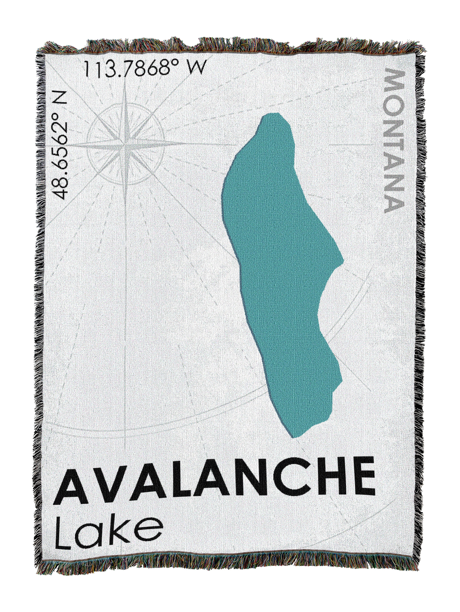 Avalanche Lake MT Blanket