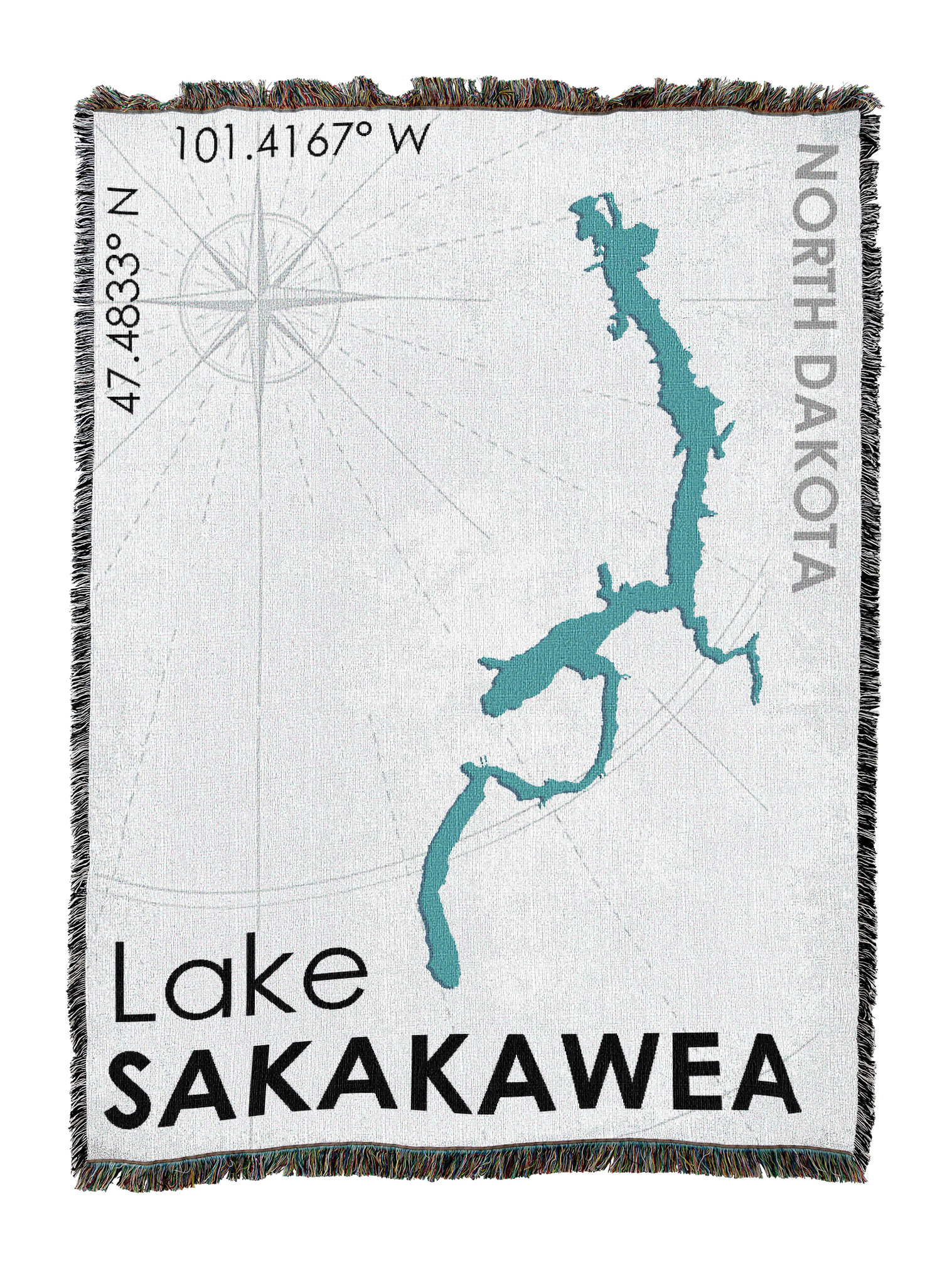 Lake Sakakawea Nd Blanket