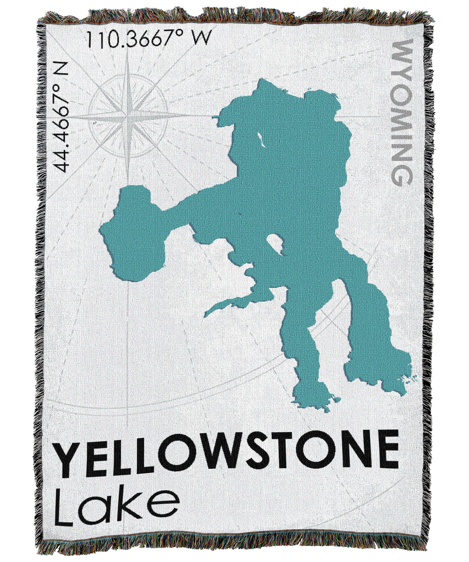 Yellowstone Lake WY Blanket
