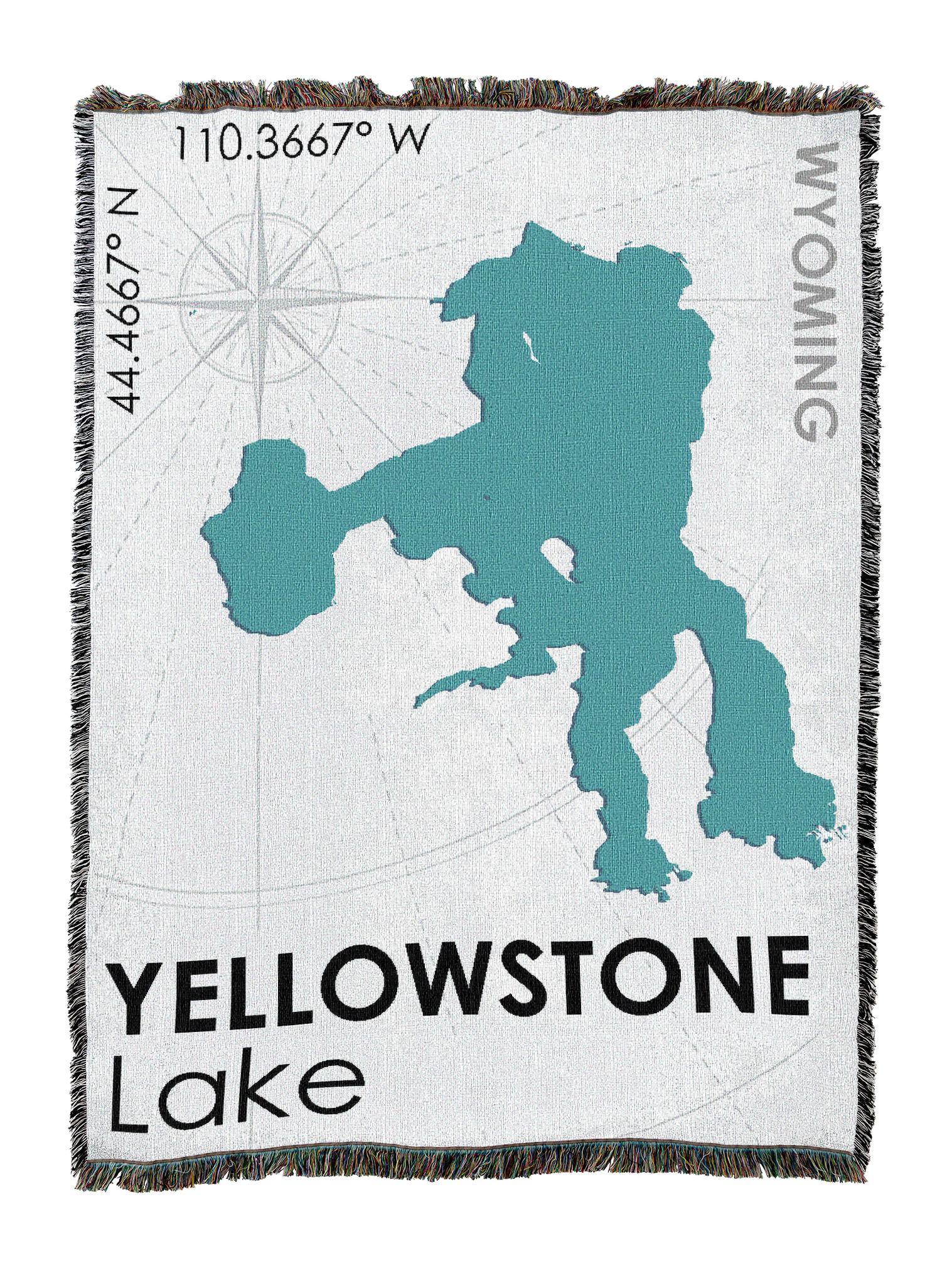 Yellowstone Lake WY Blanket