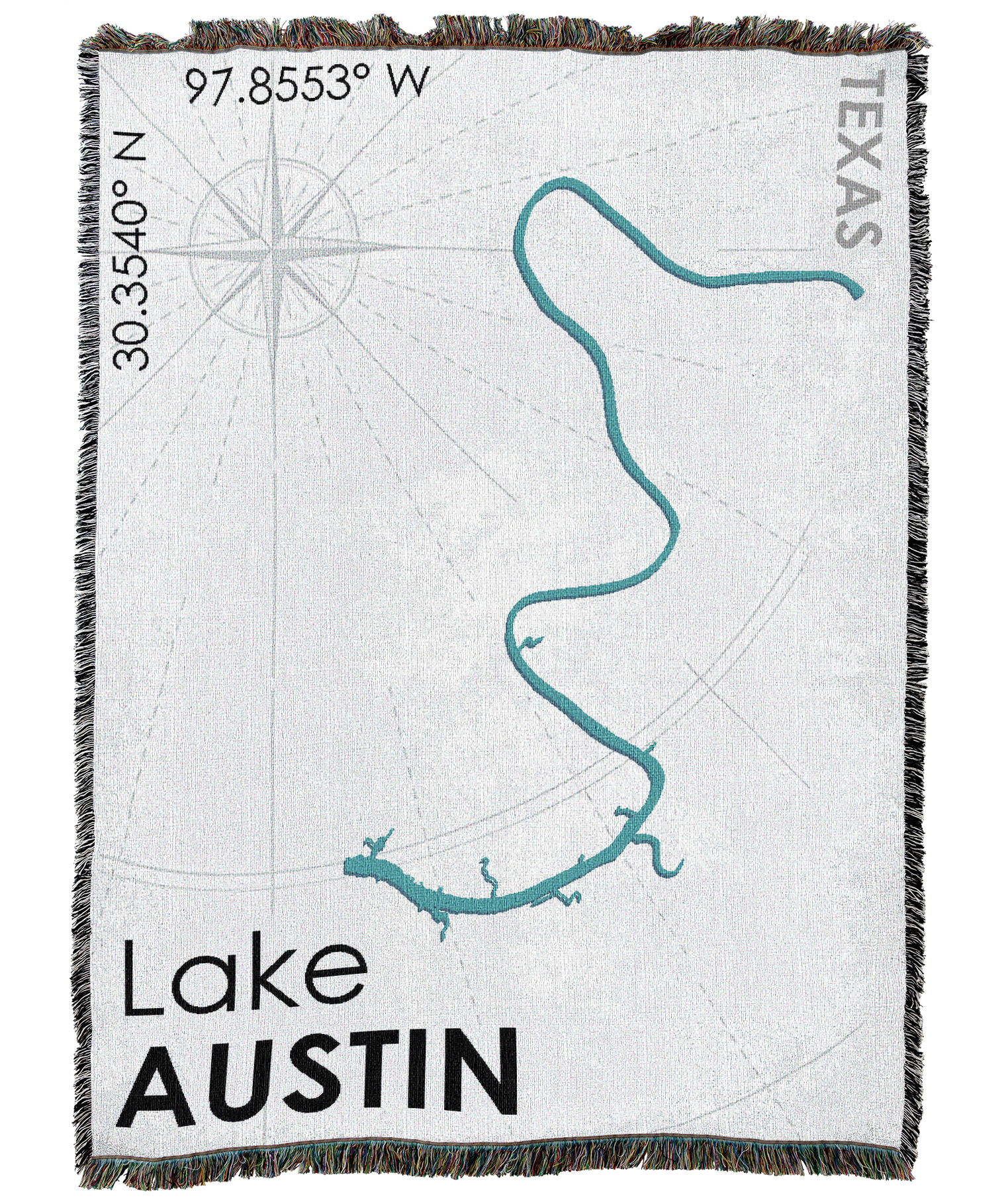 Lake Austin TX Blanket