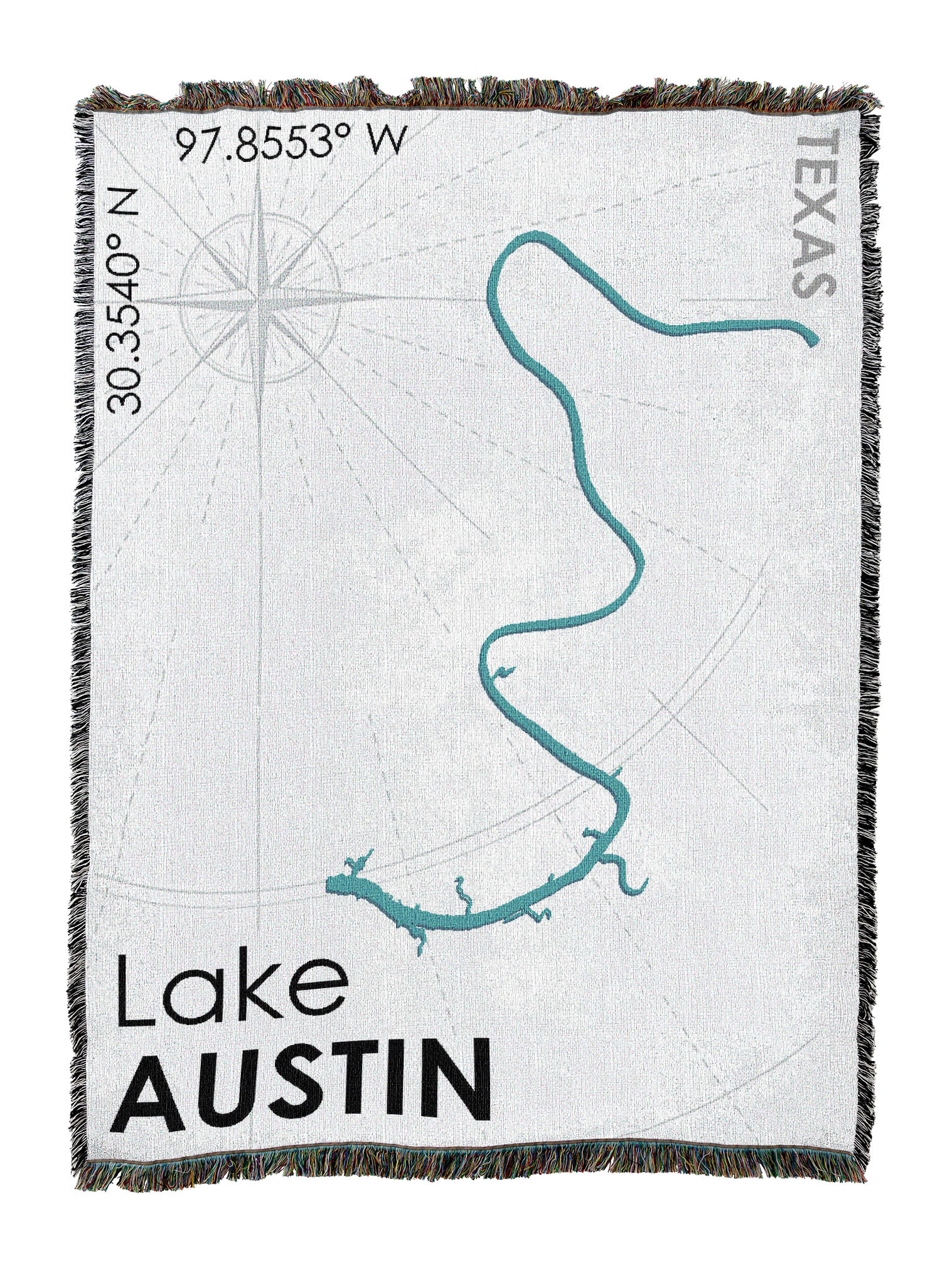 Lake Austin TX Blanket