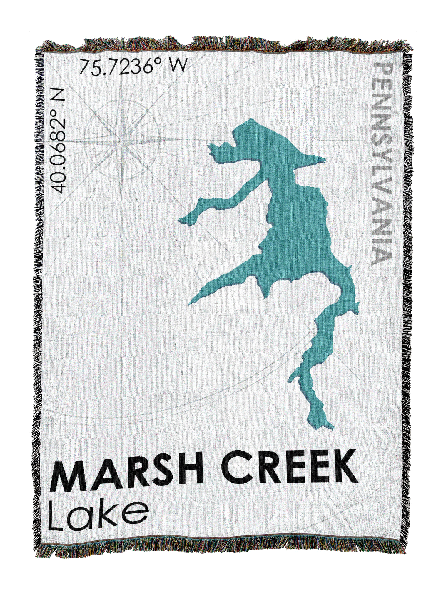 Marsh Creek Lake Pa Blanket