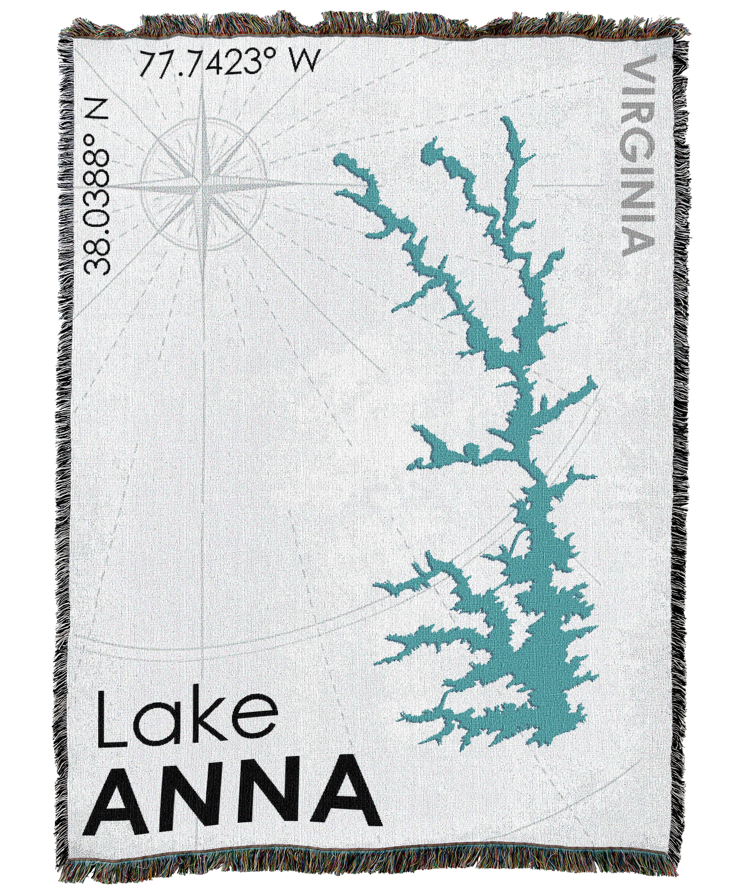 Lake Anna VA Blanket