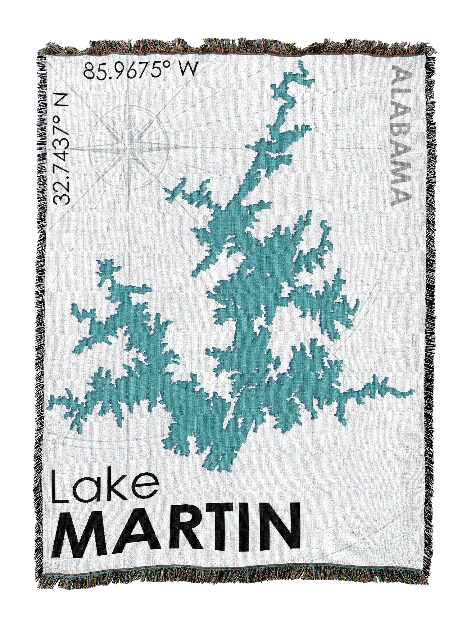 Lake Martin AL Blanket