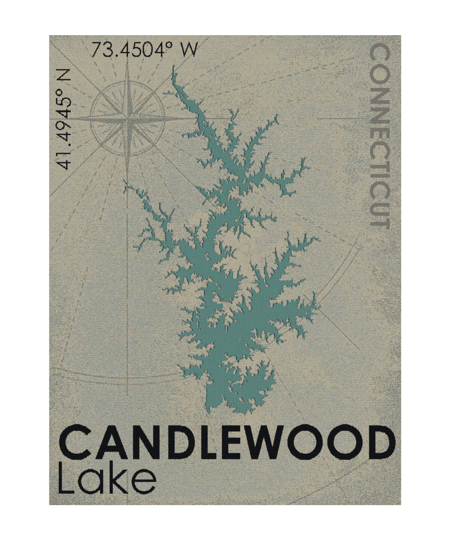 Candlewood Lake CT Blanket