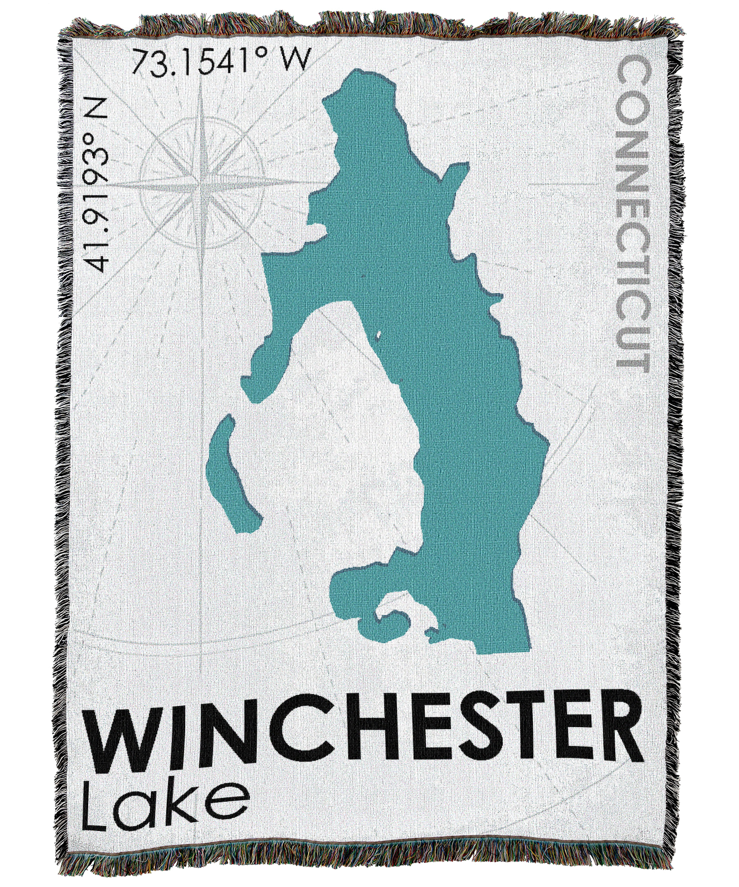 Winchester Lake CT Blanket