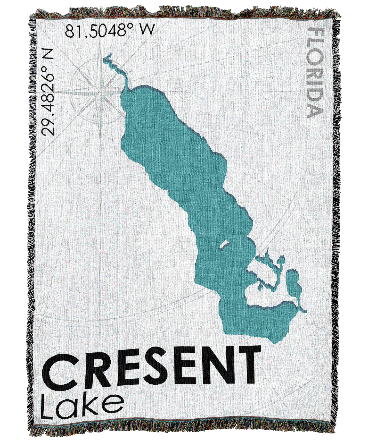 Crescent Lake FL Blanket