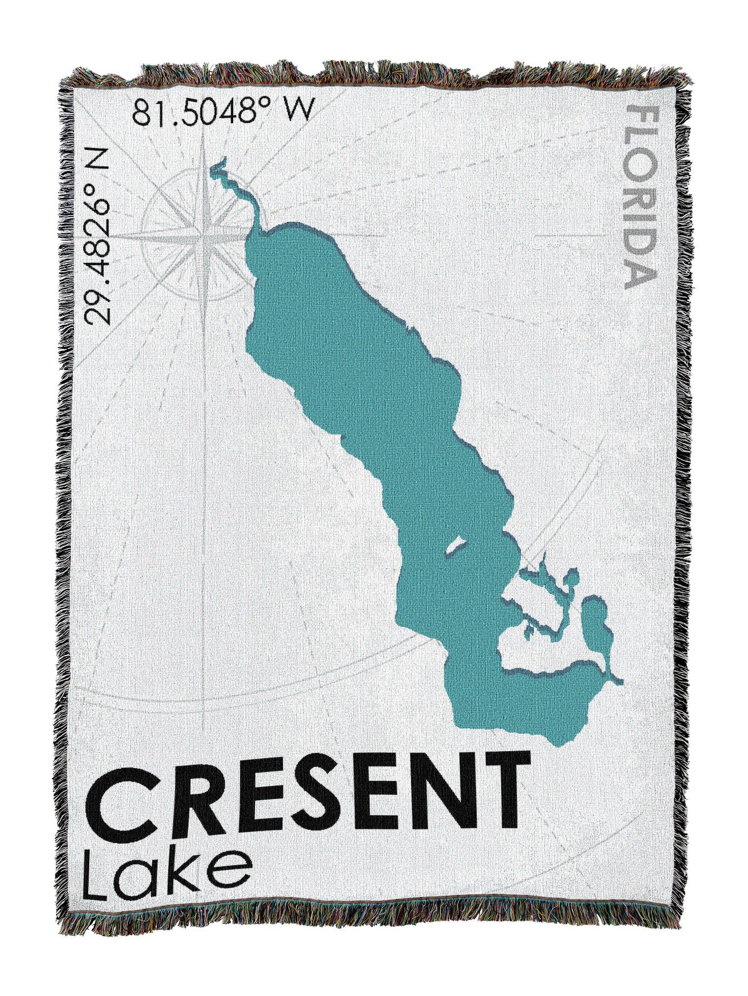 Crescent Lake Fl Blanket