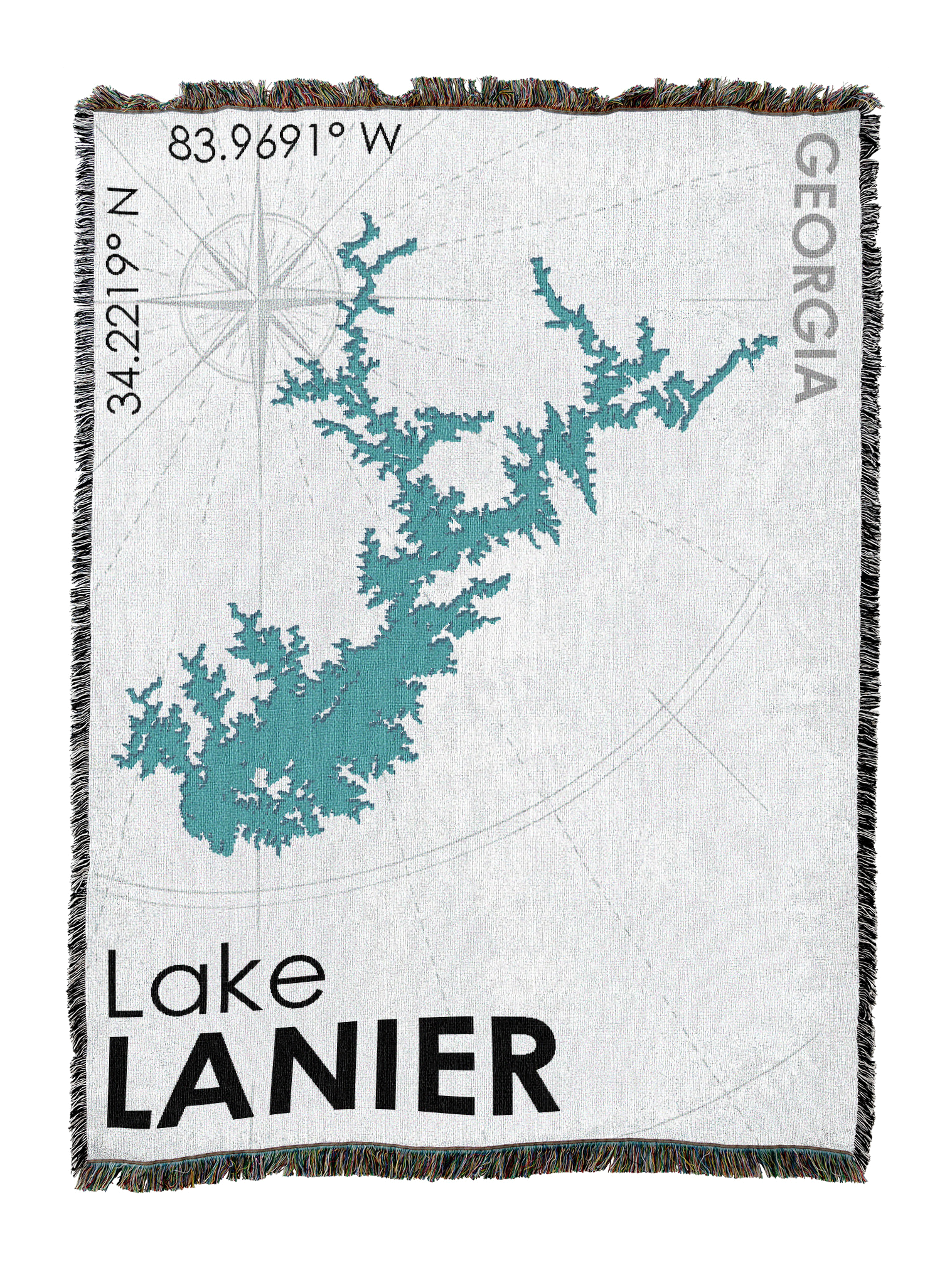 Lake Lanier Ga Blanket