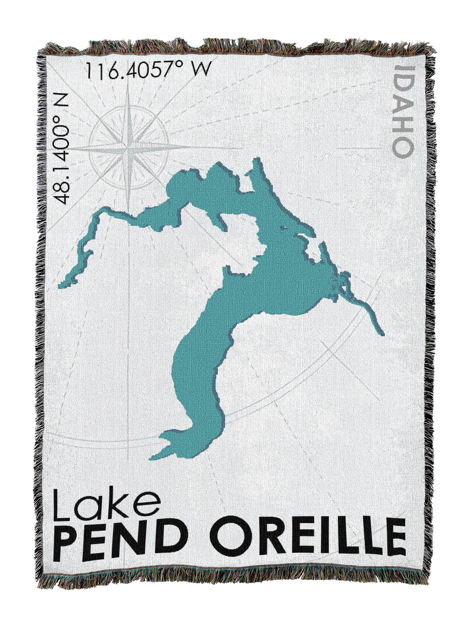 Lake Pend Oreille ID Blanket