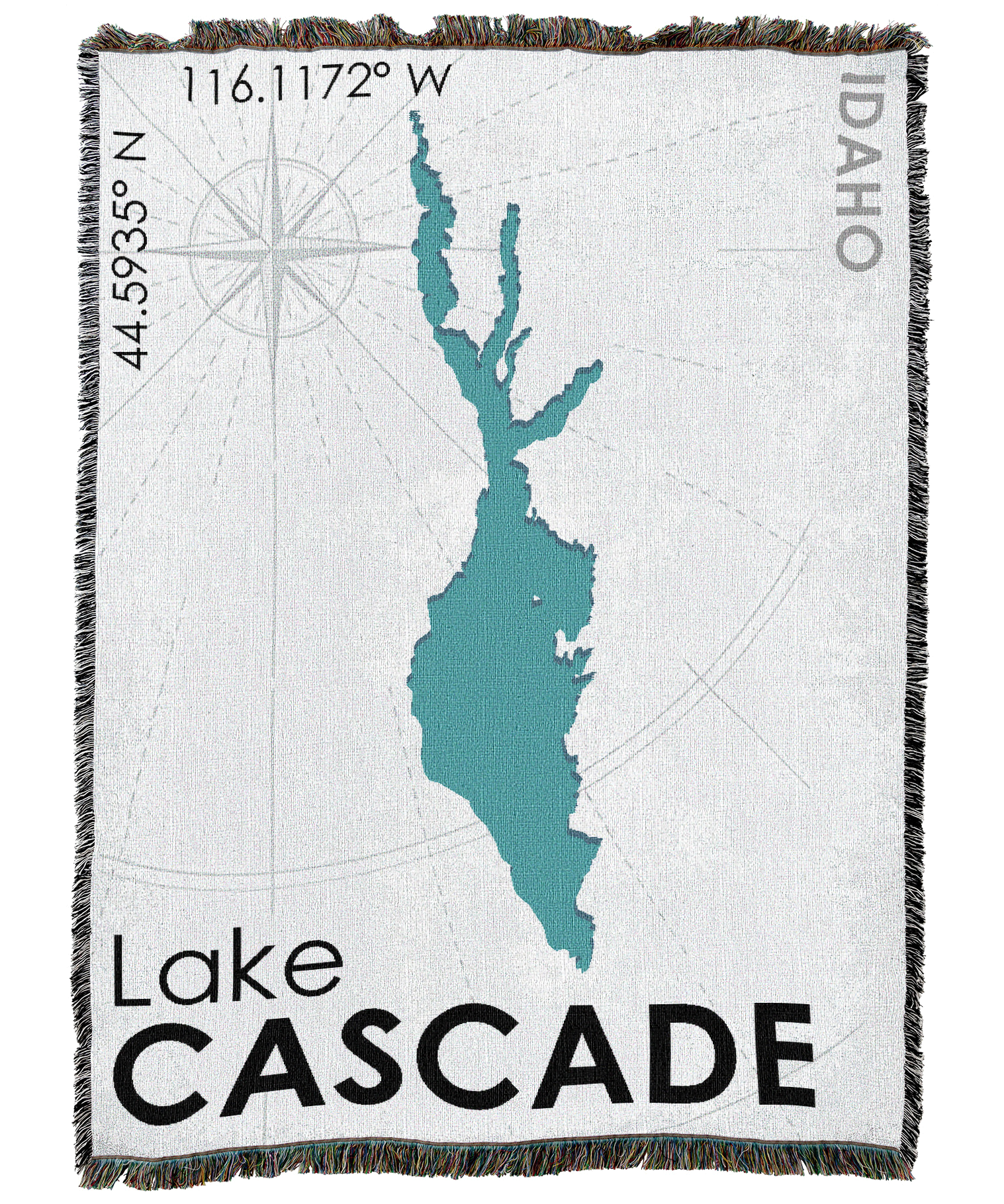Lake Cascade ID Blanket