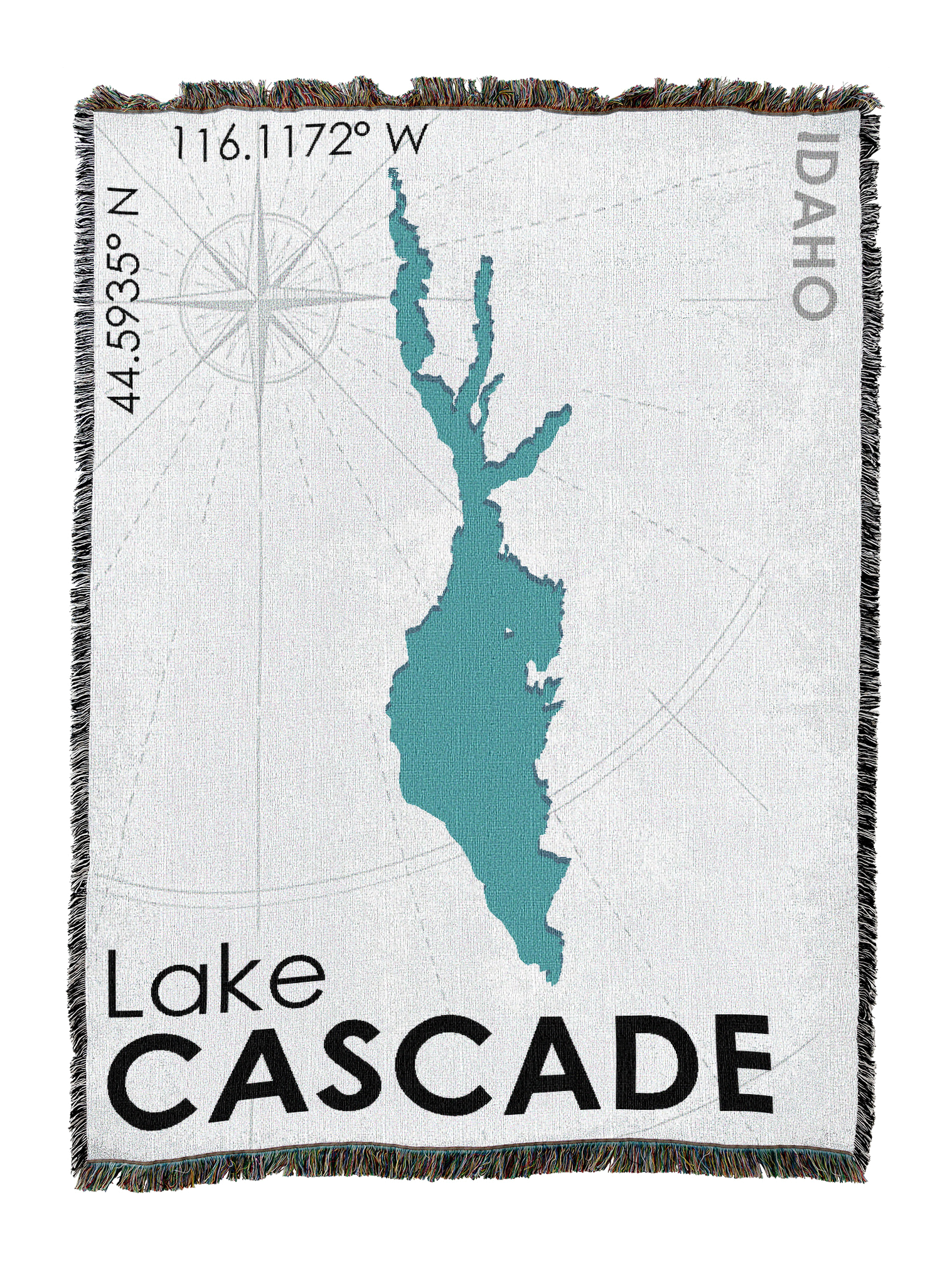 Lake Cascade Id Blanket