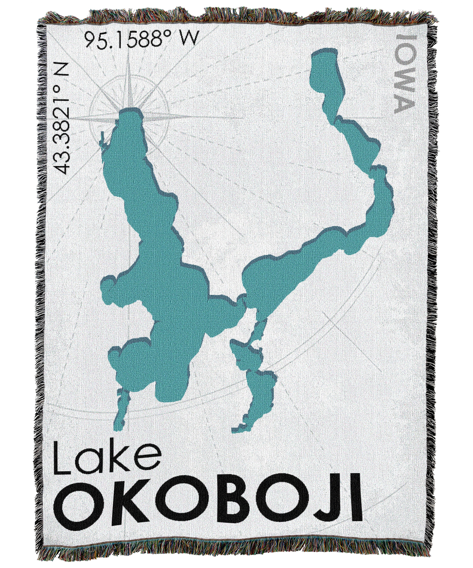 West Okoboji Lake IA Blanket