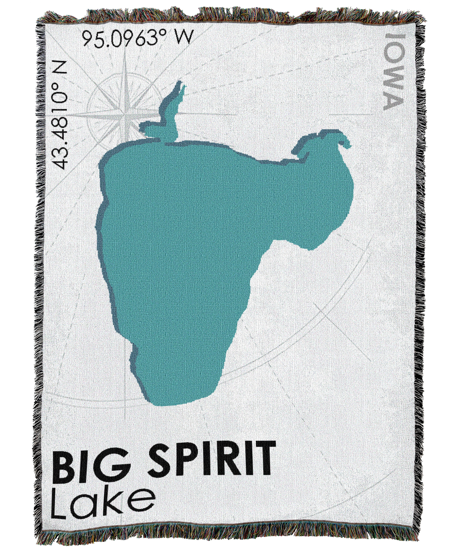 Big Spirit Lake IA Blanket