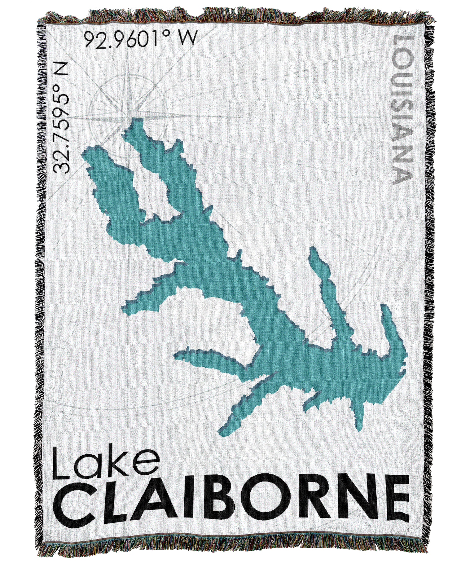 Lake Claiborne LA Blanket