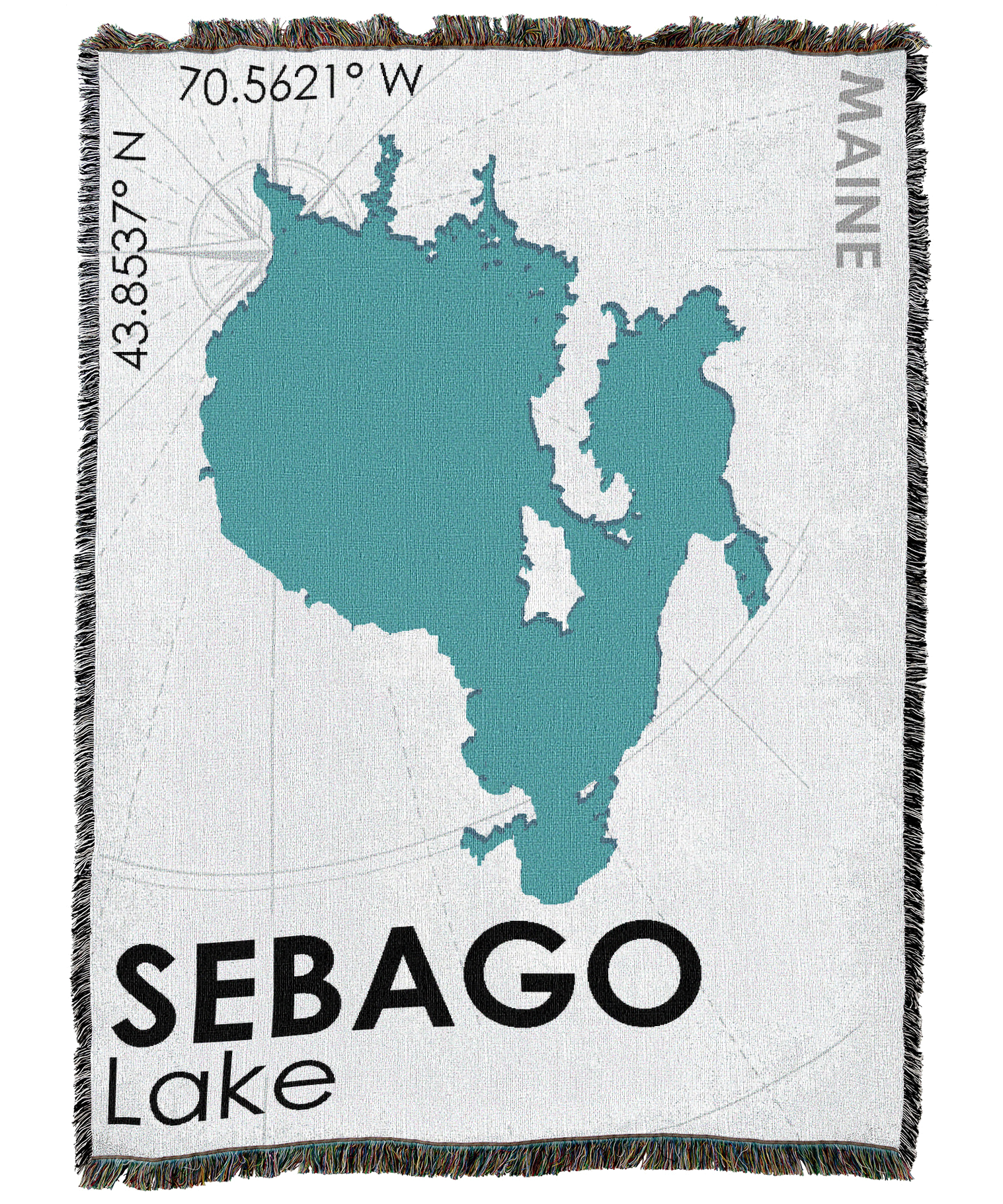 Sebago Lake ME Blanket