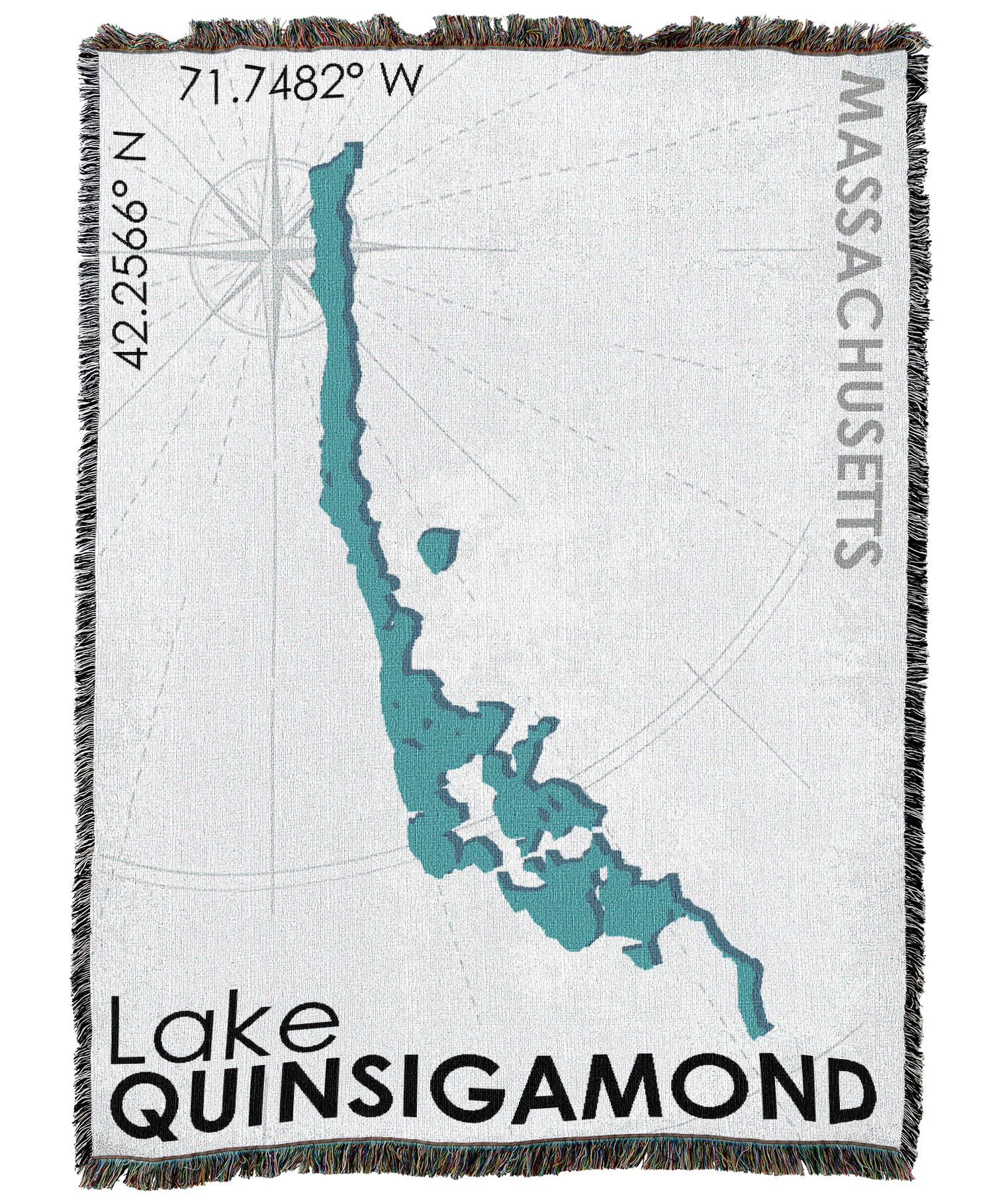 Lake Quinsigamond MA Blanket