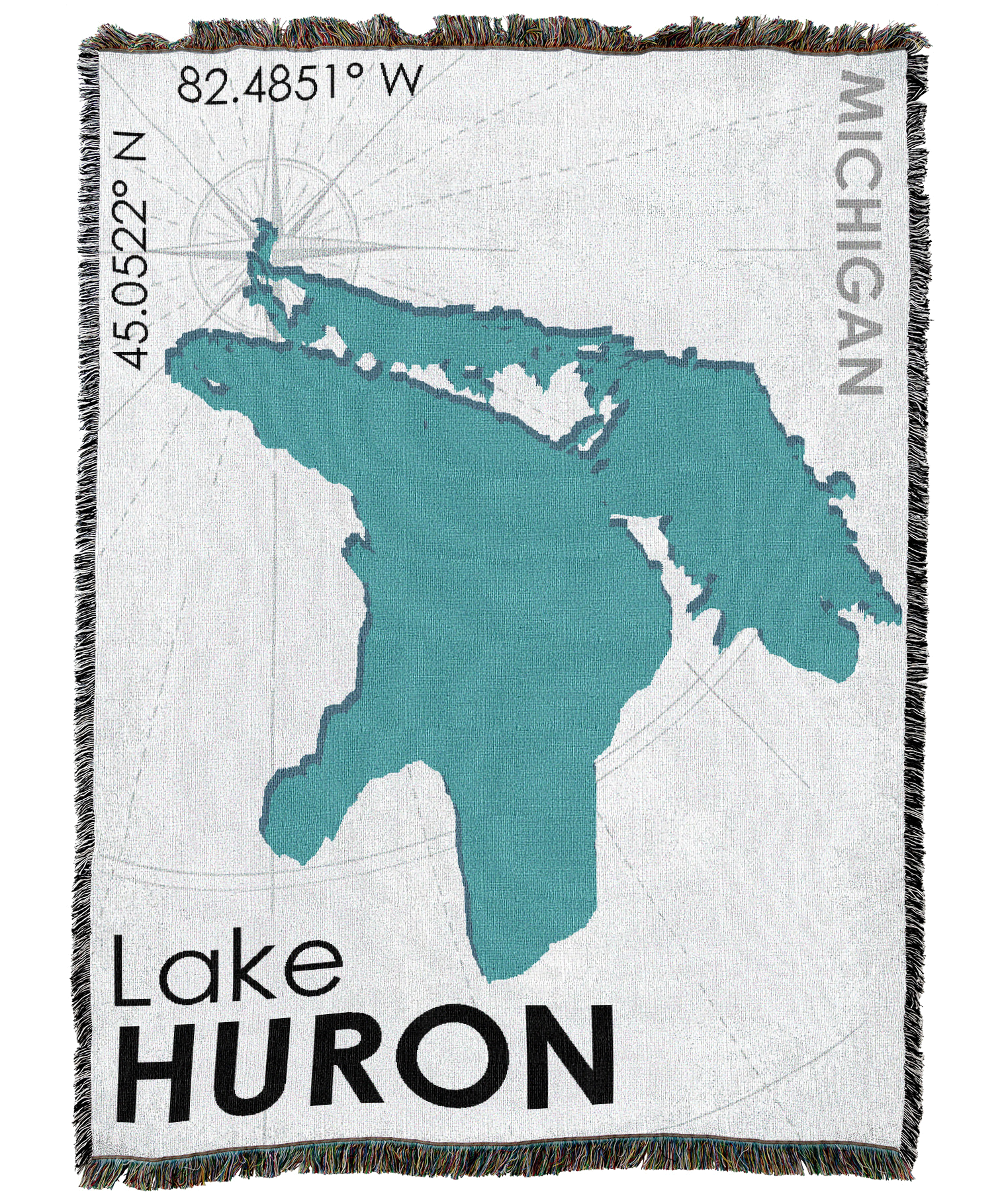 Lake Huron MI Blanket