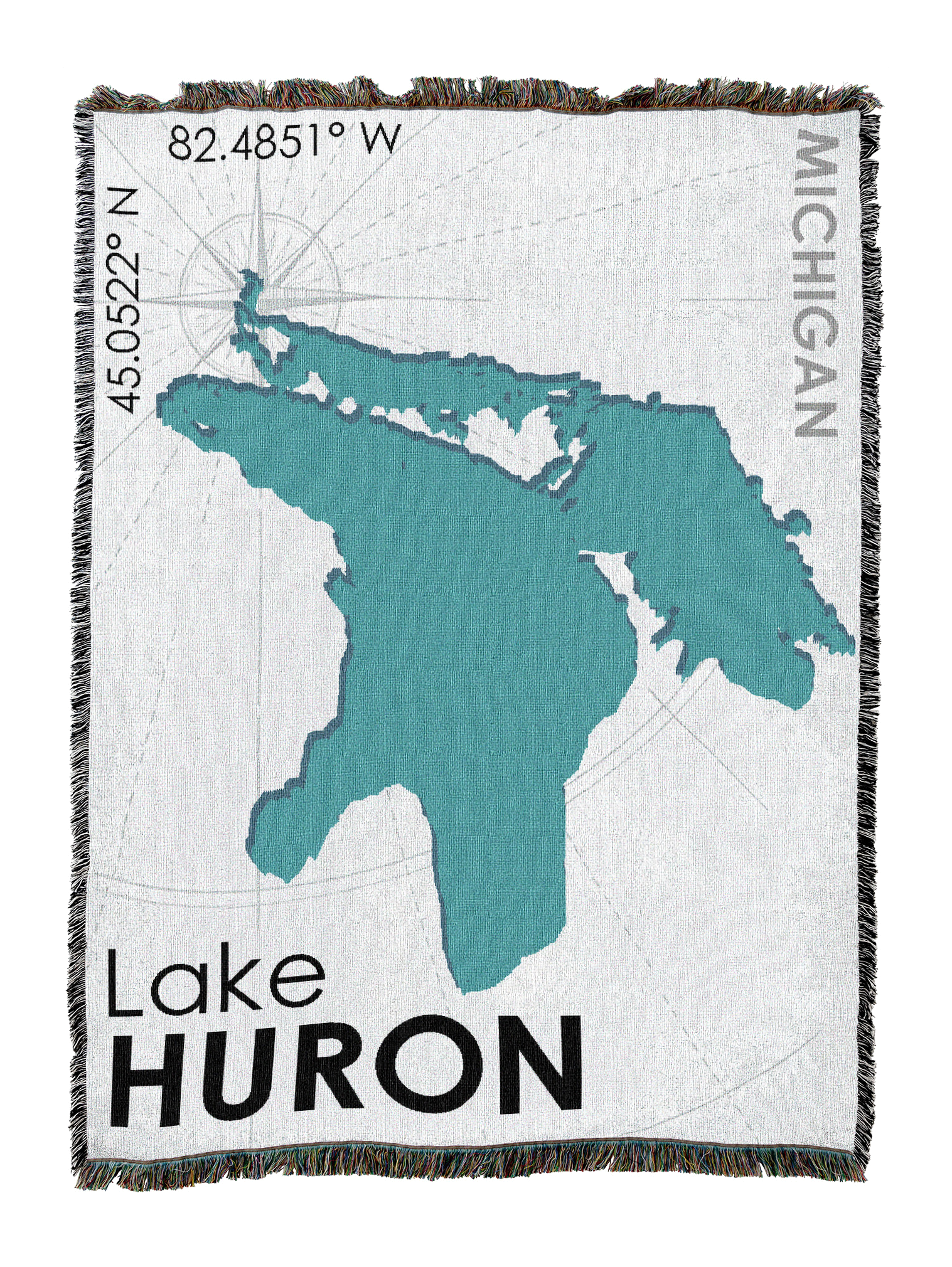Lake Huron Mi Blanket