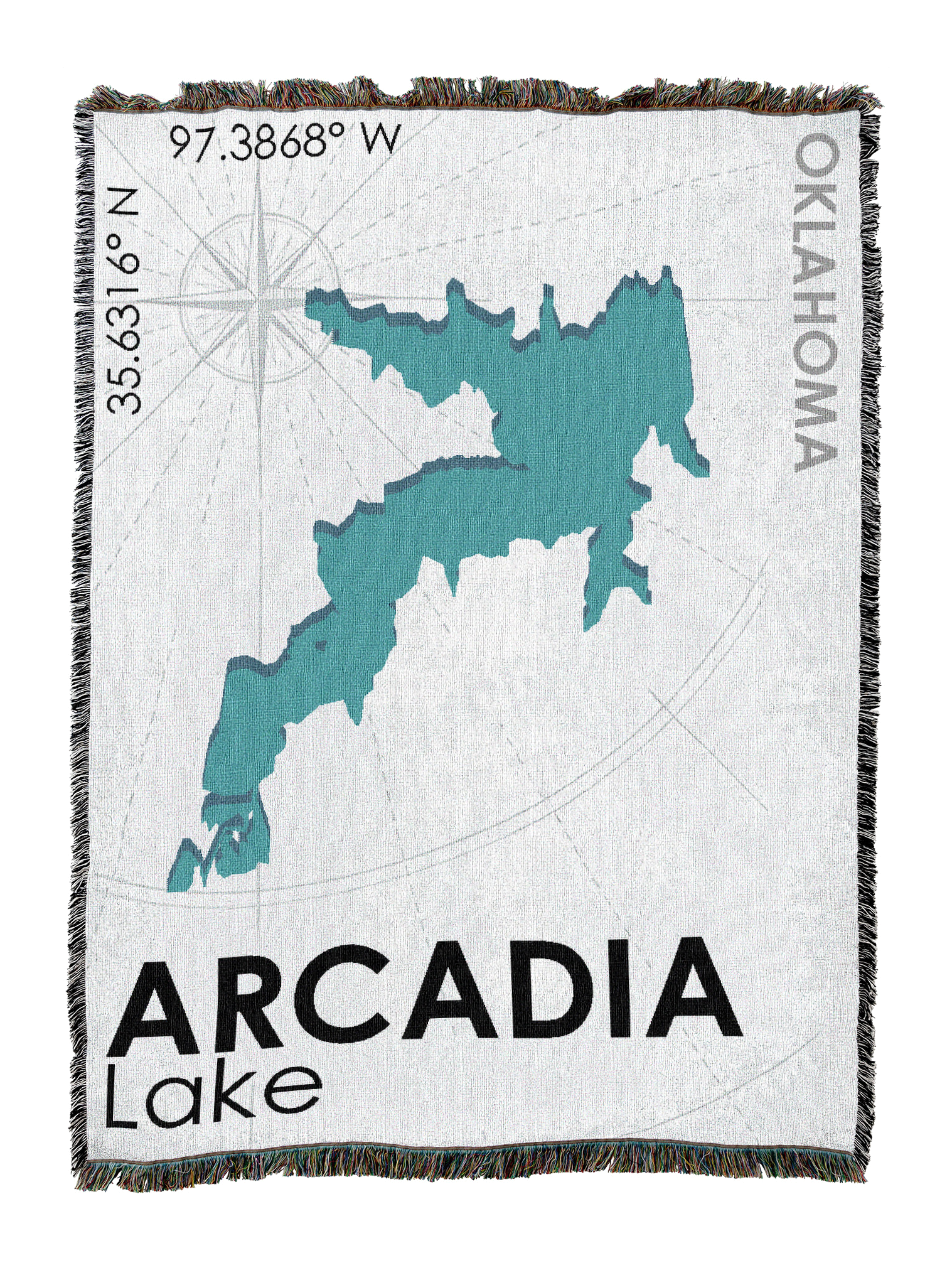 Arcadia Lake Ok Blanket