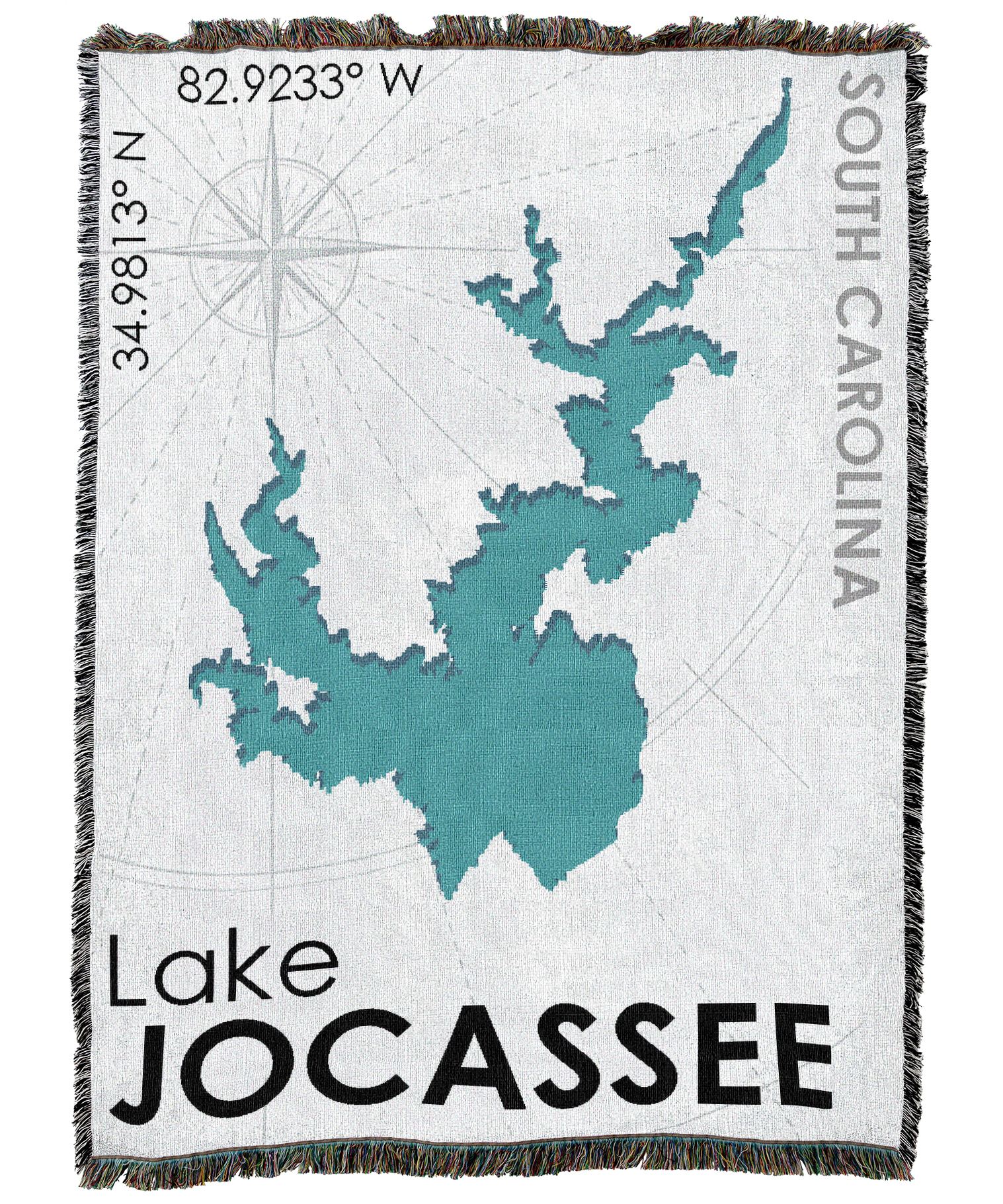 Lake Jocassee SC Blanket