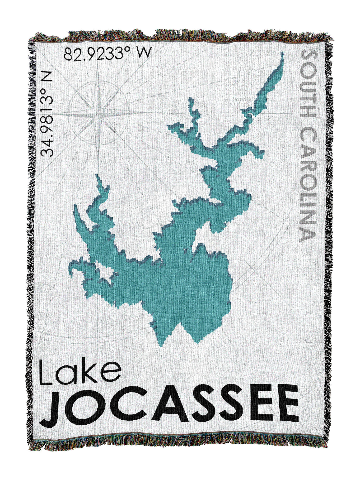 Lake Jocassee SC Blanket