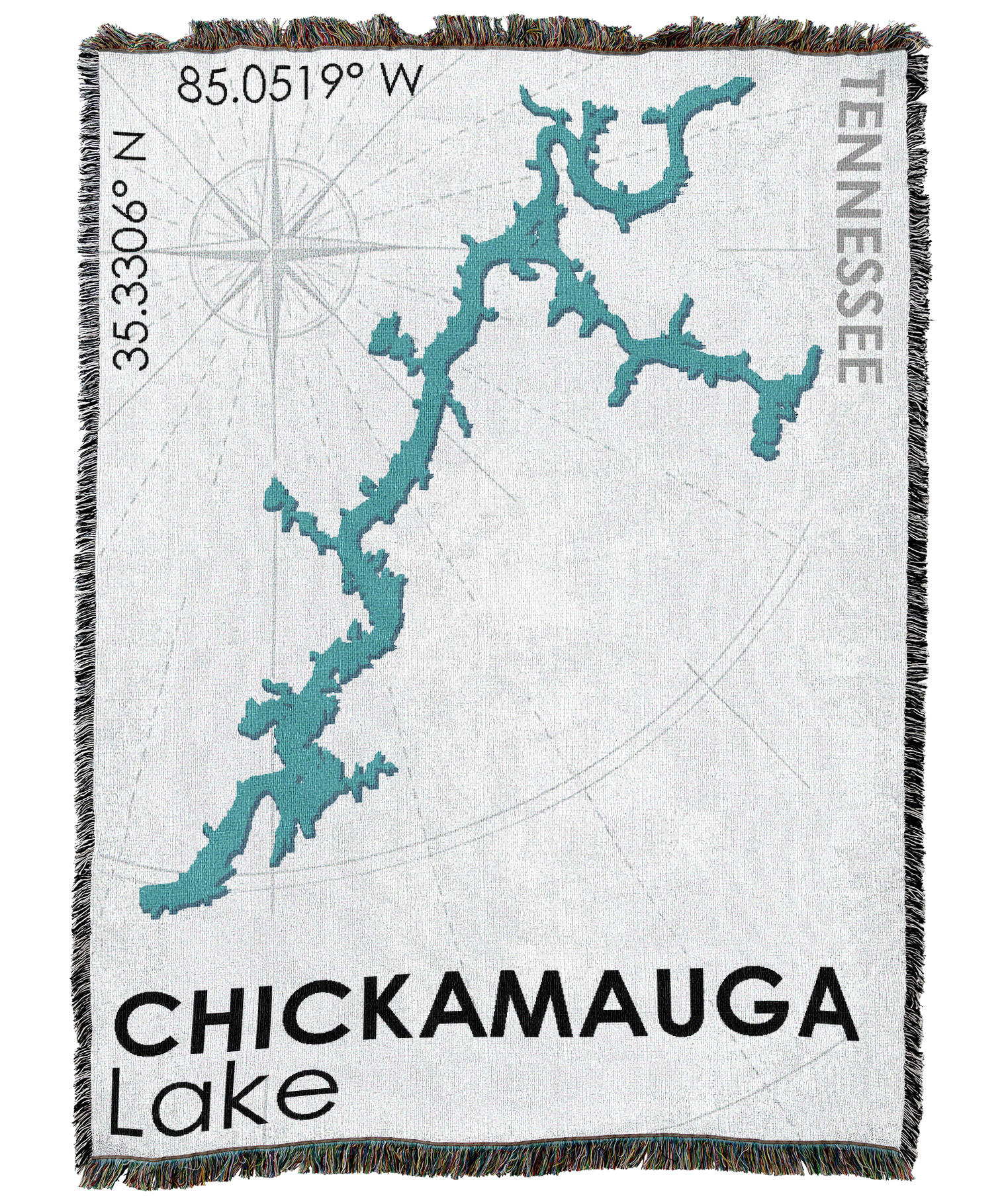 Chickamauga Lake TN BLanket