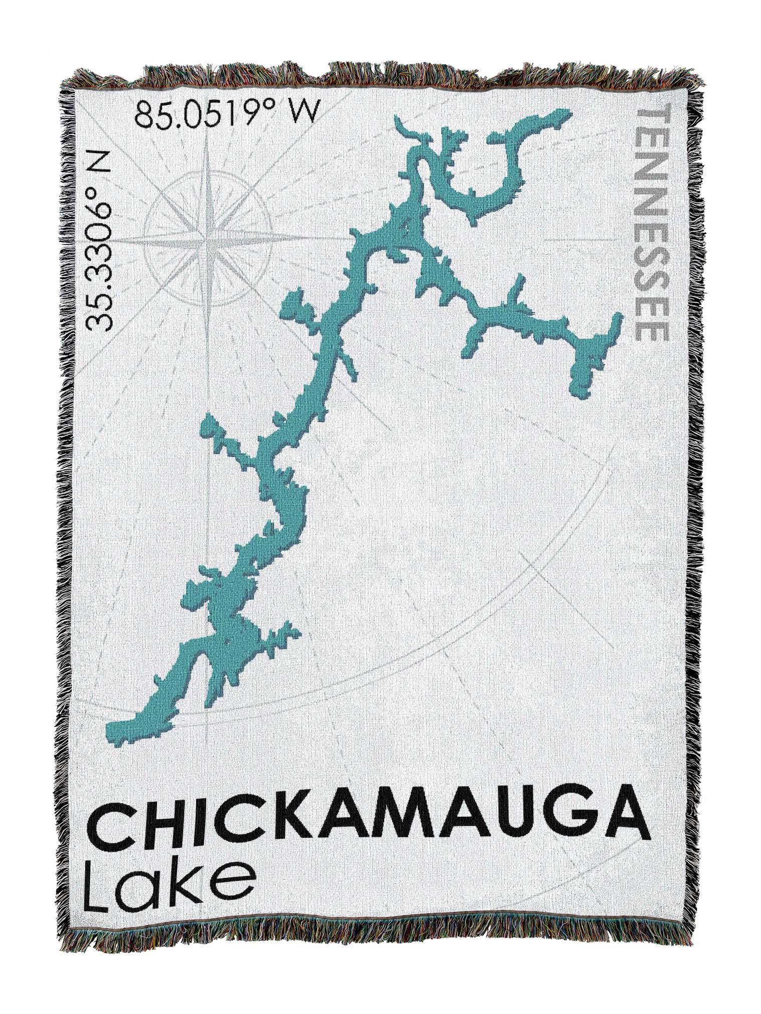 Chickamauga Lake TN BLanket