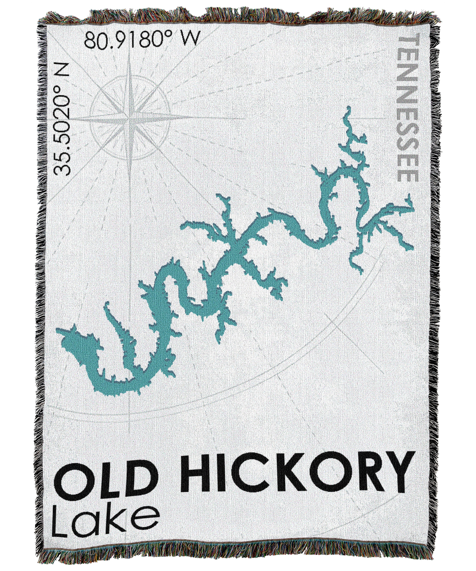 Old Hickory Lake TN Blanket